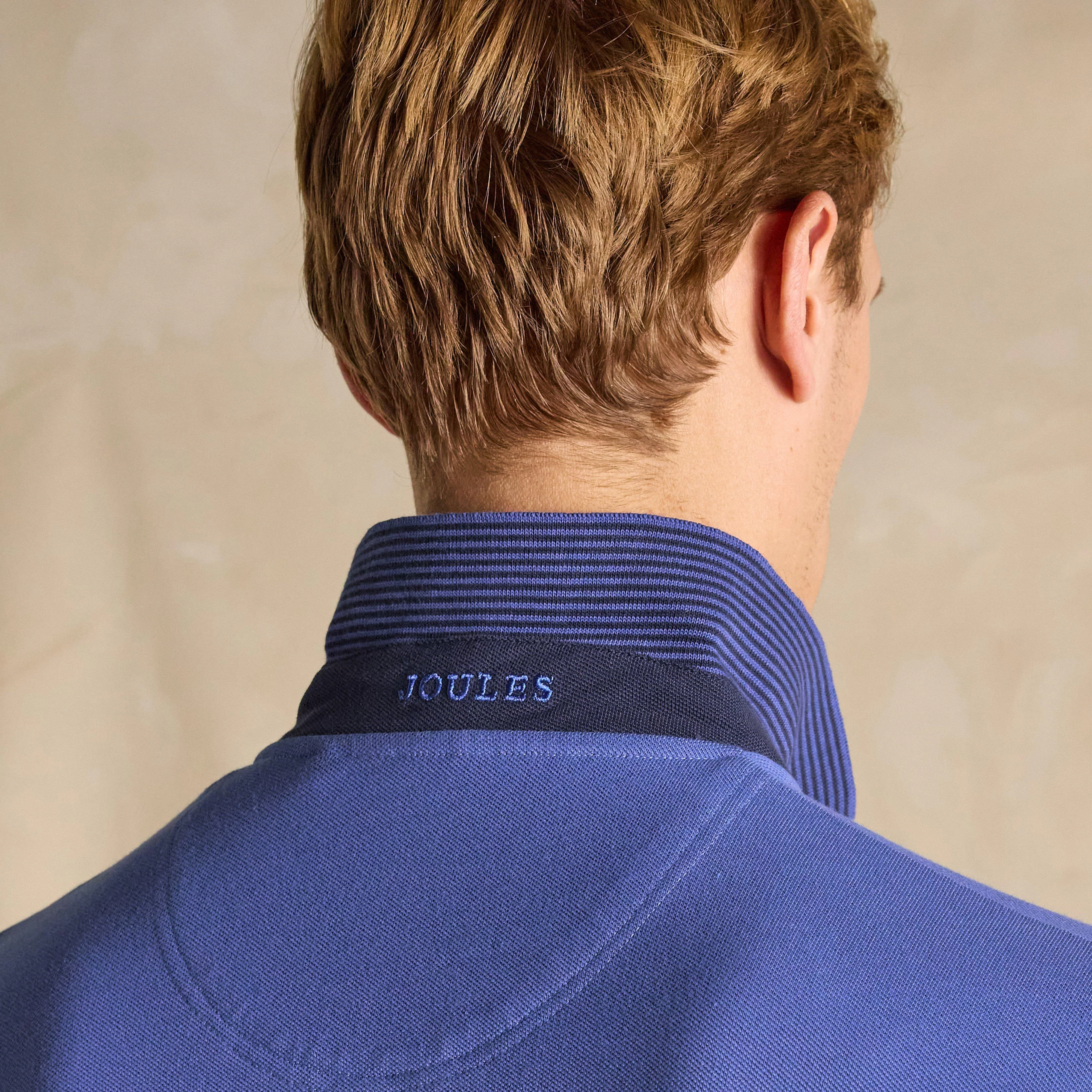Mens Woody Polo Shirt Deep Blue - Image 5
