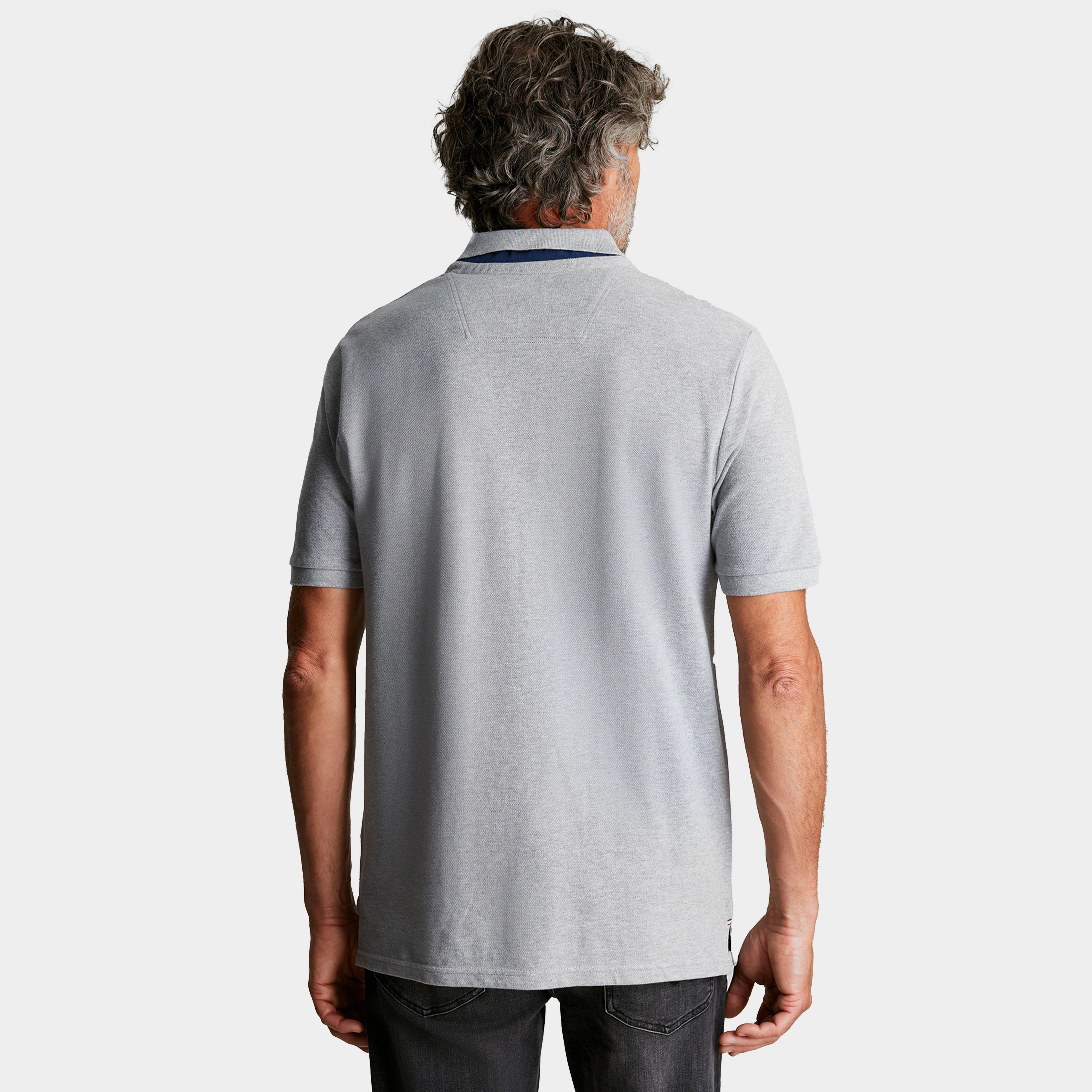 Mens Woody Polo Shirt Grey Marl - Image 2
