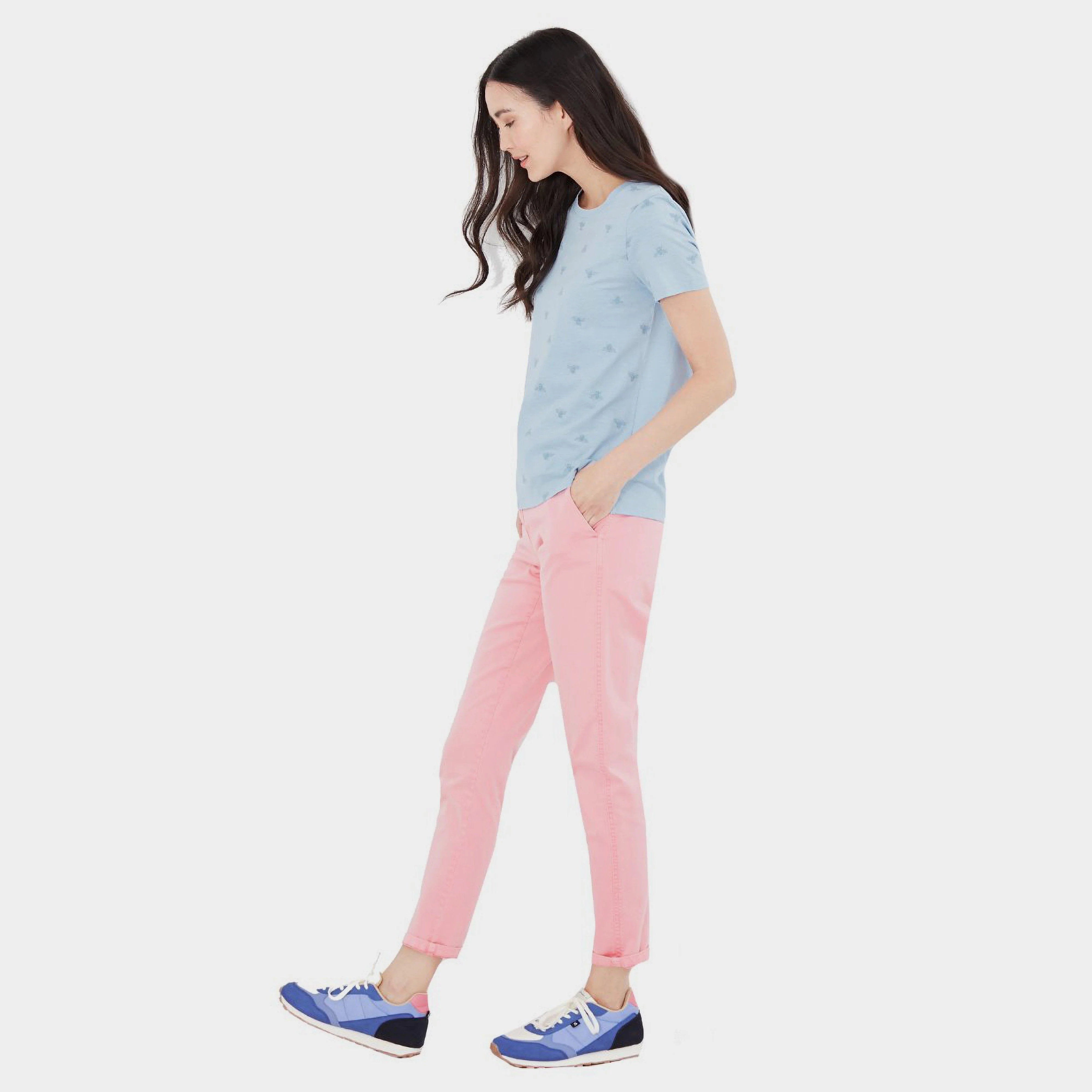 Womens Carley Embroidered T-Shirt Blue Bee - Image 8