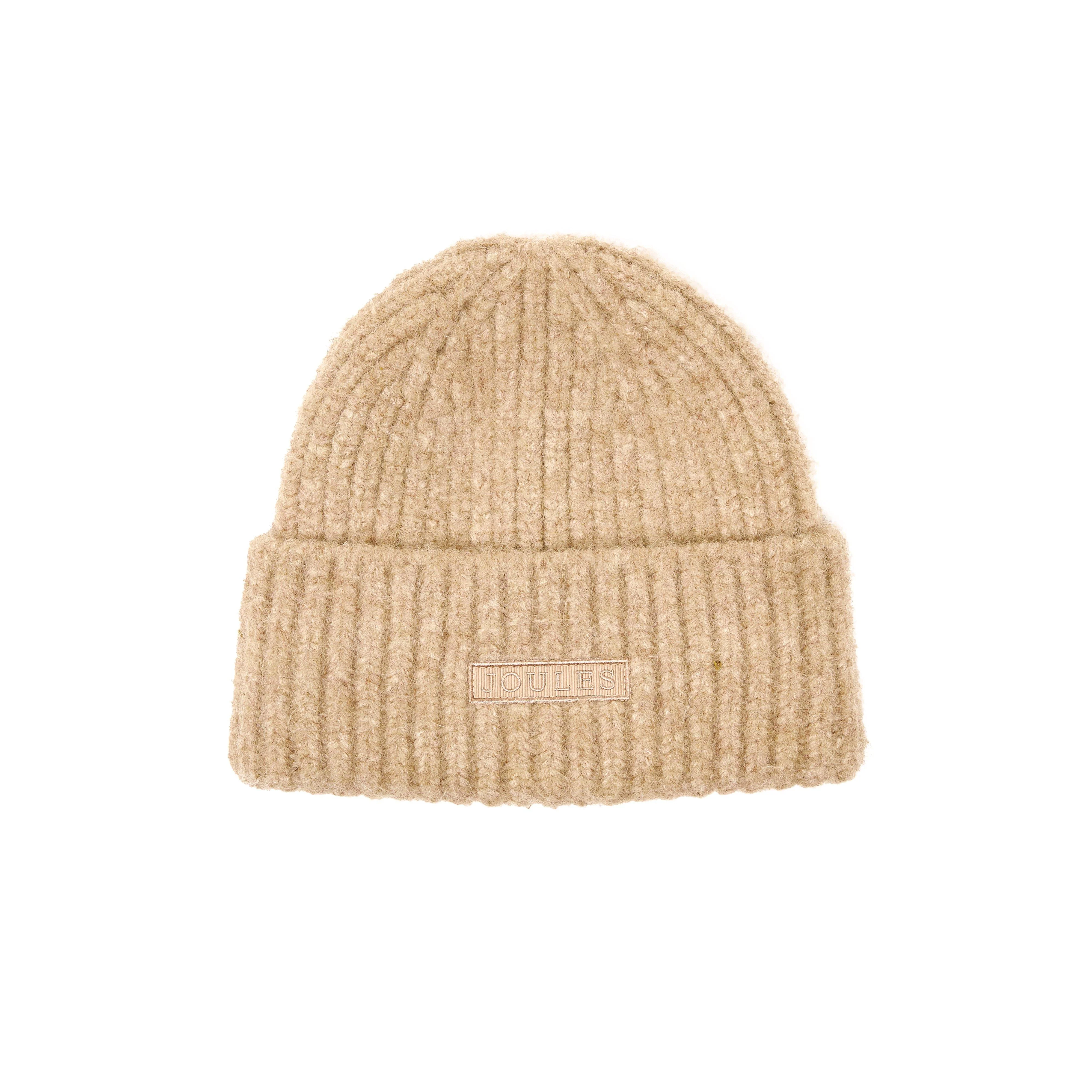 Womens Caversham Beanie Hat Oatmeal - Image 6