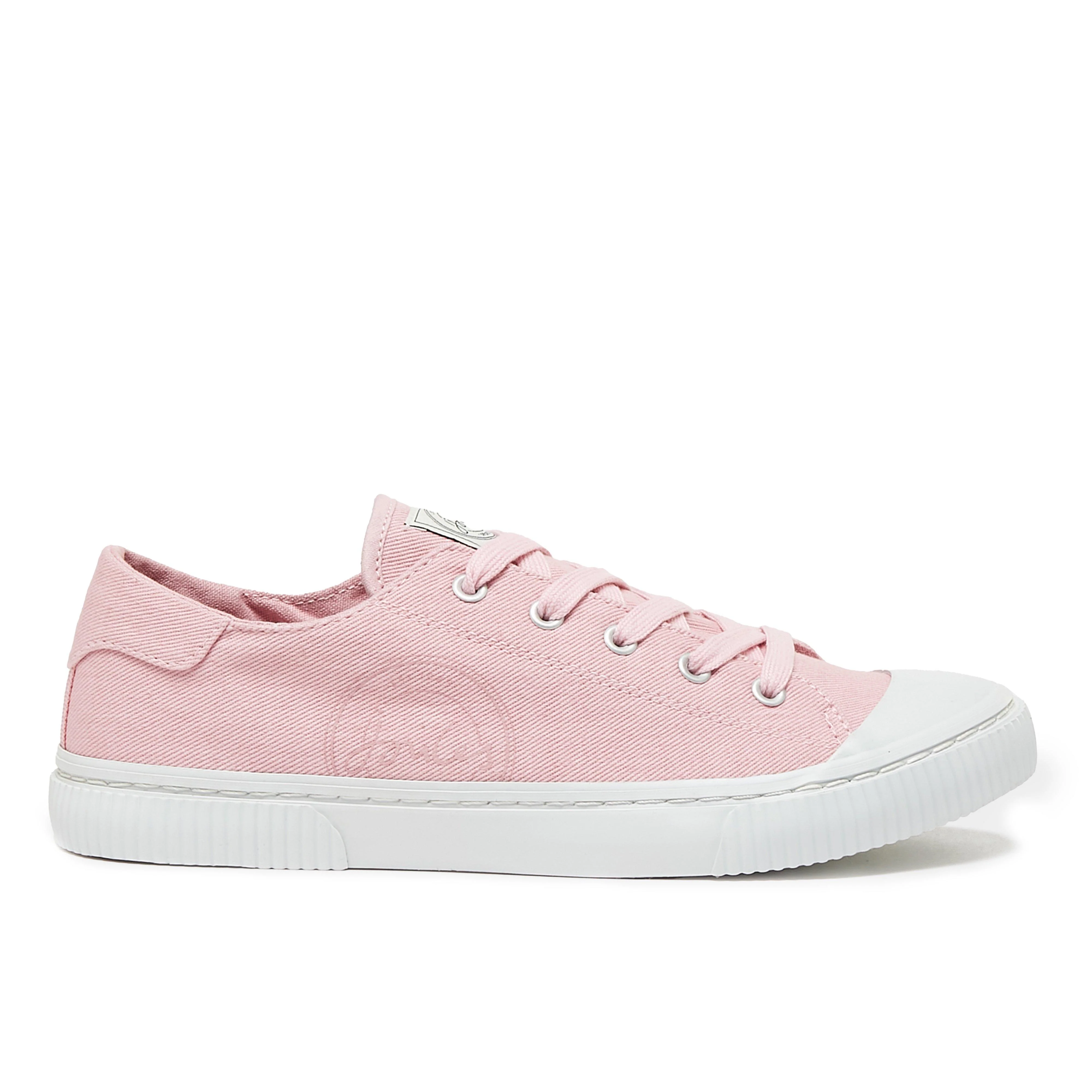 Womens Coast Canvas Pumps Pink - Image 8