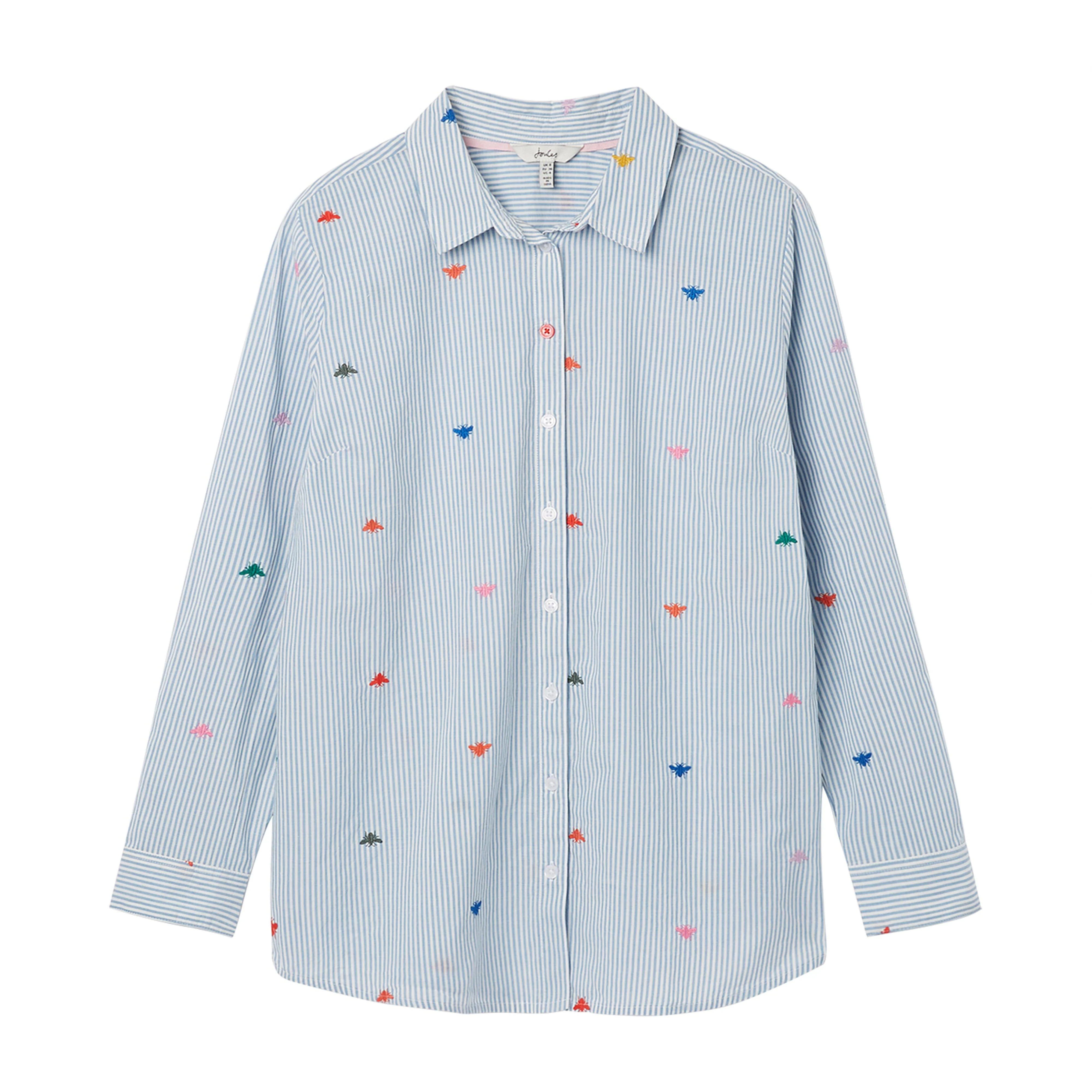 Womens Cornelia Shirt Blue Bees - Image 8