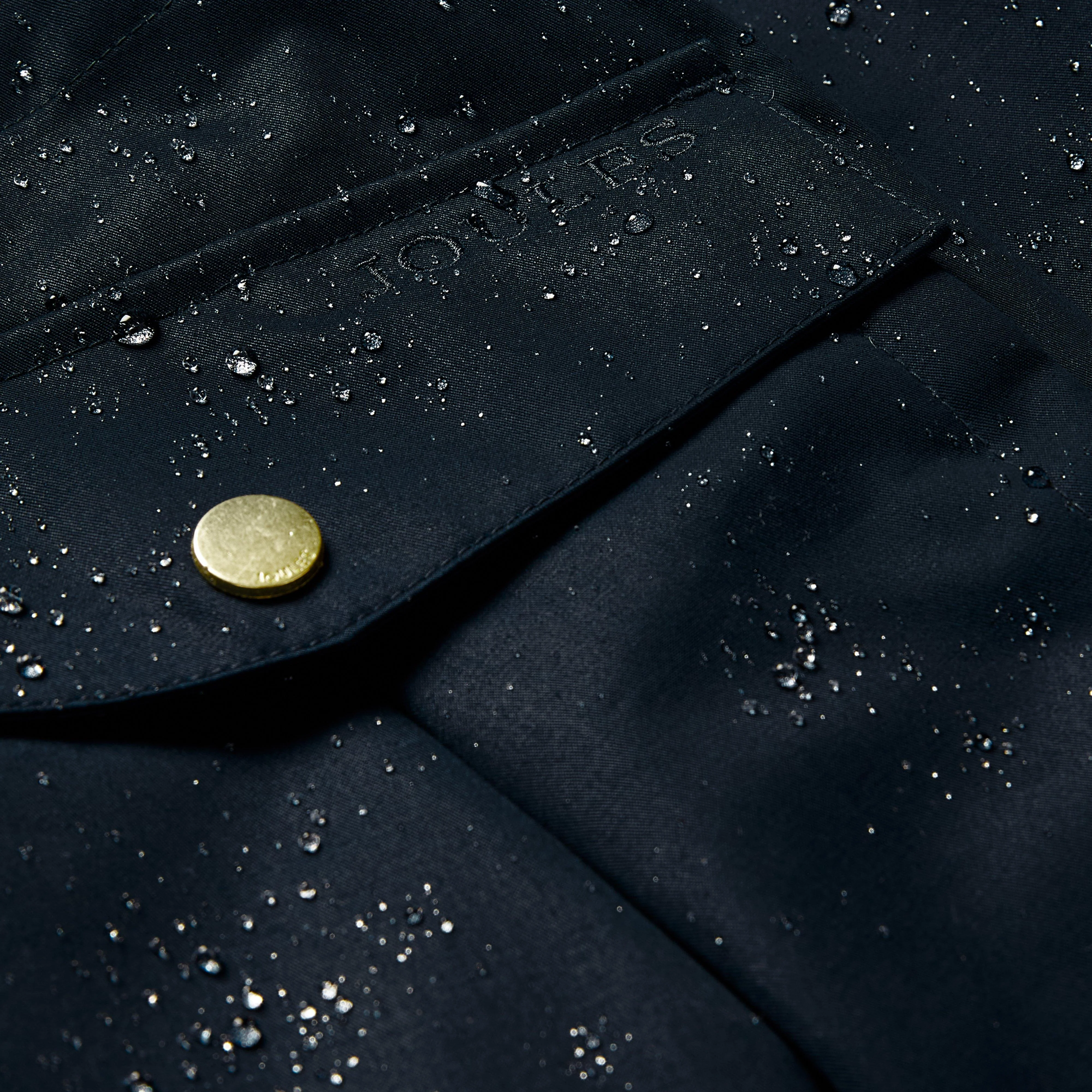 Womens Fairford Waterproof Jacket Navy - Image 5
