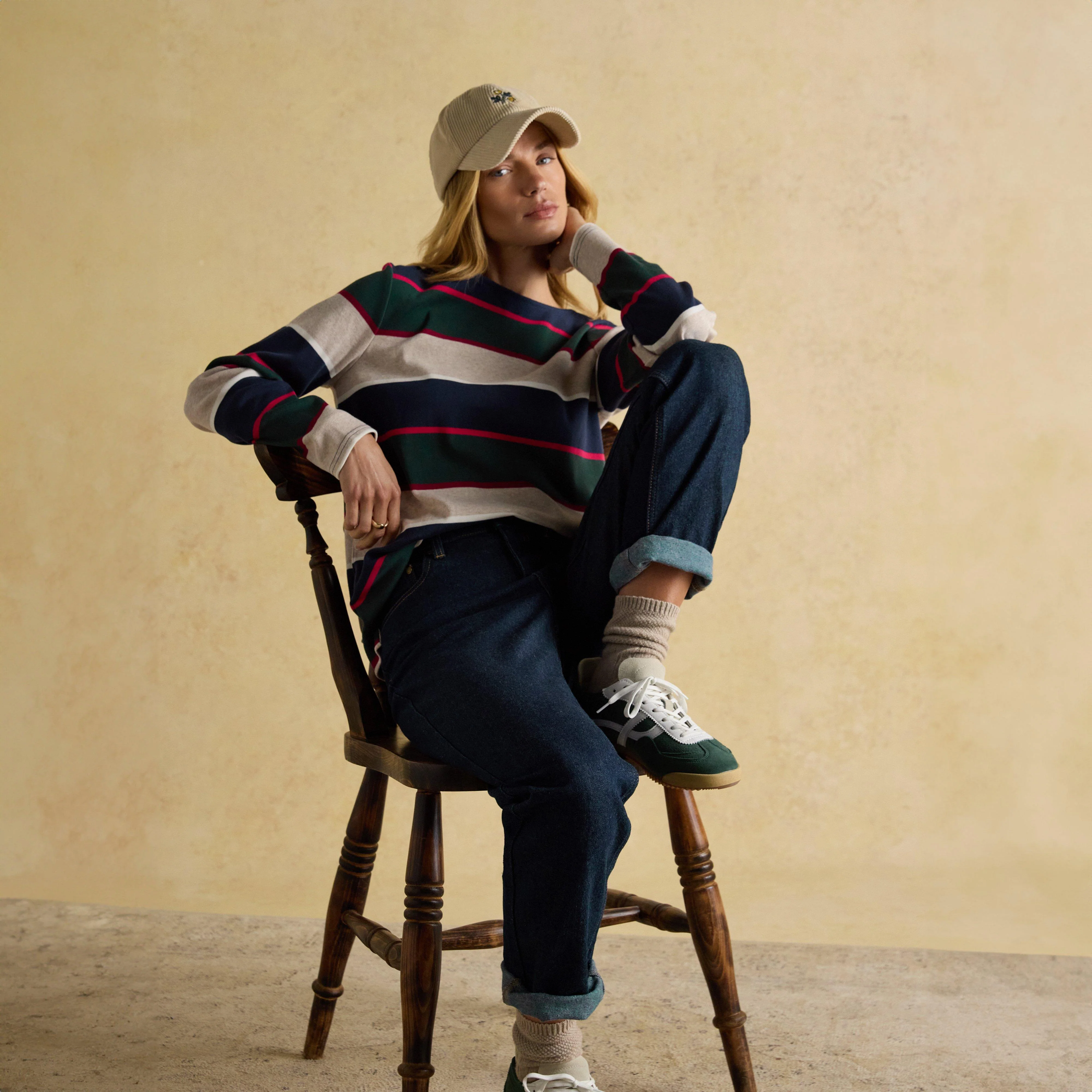 Women's Harbour Boat Neck Breton Top Multi Stripe - Image 3