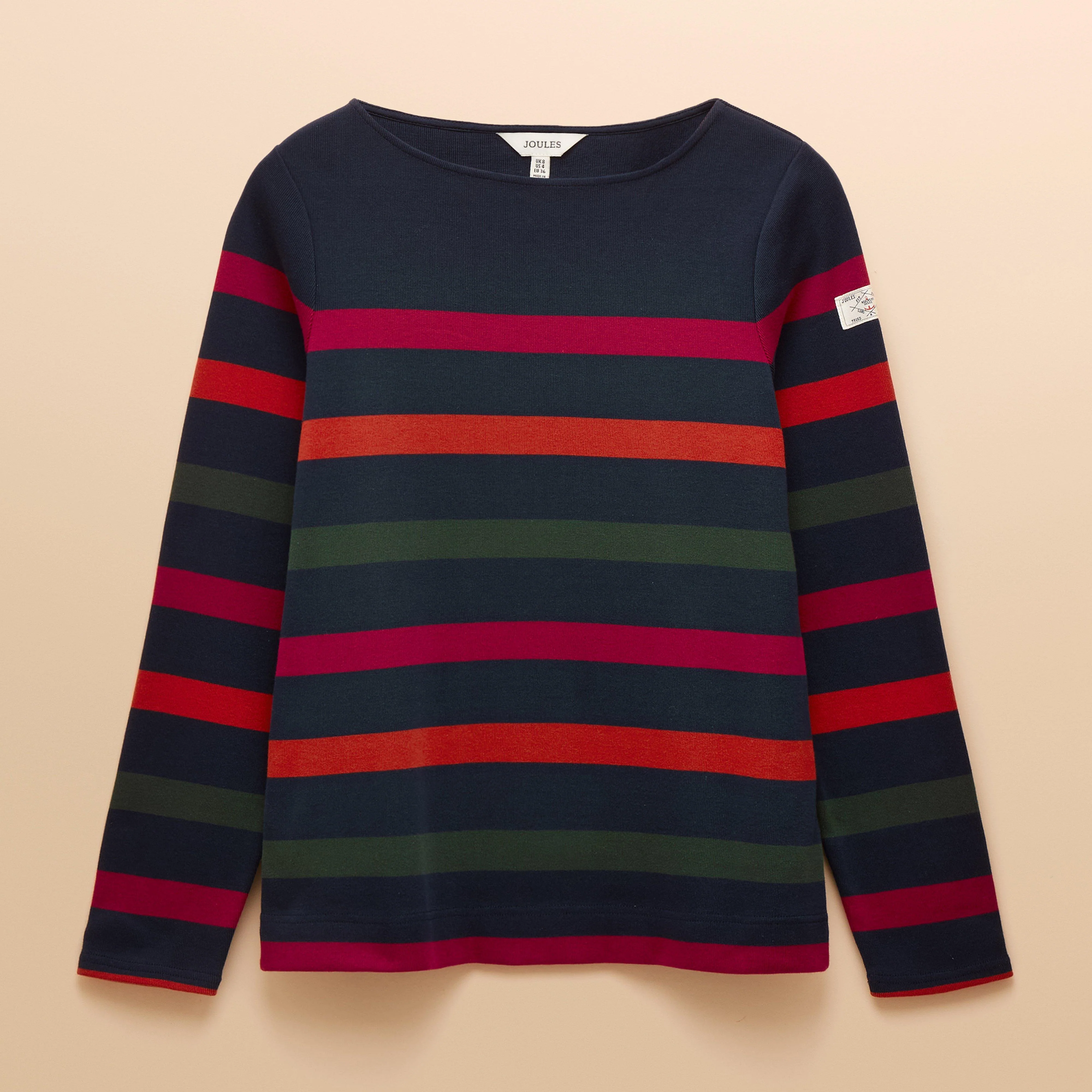 Women's Harbour Boat Neck Breton Top Navy - Image 9