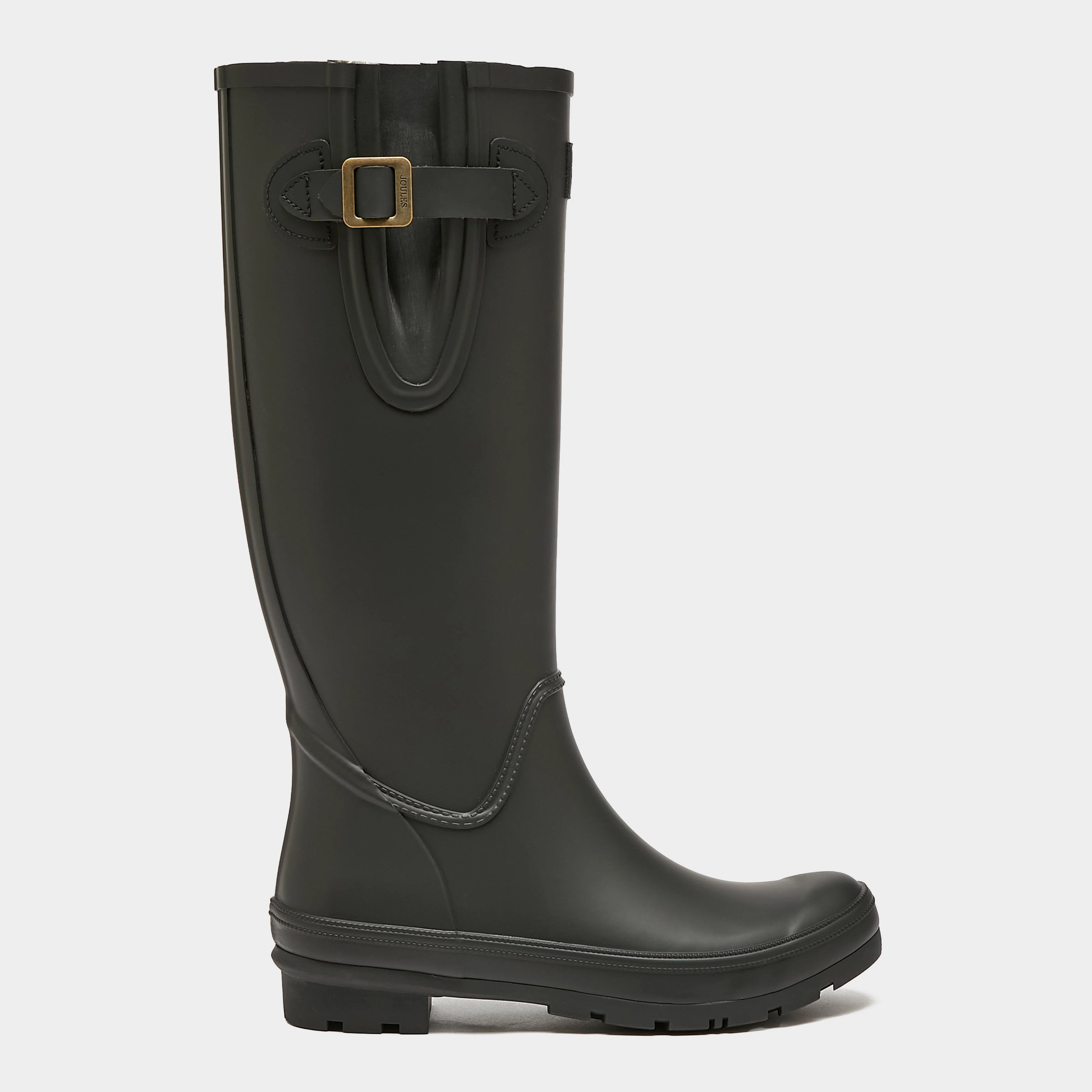 Womens Houghton Adjustable Tall Wellies Black - Image 3