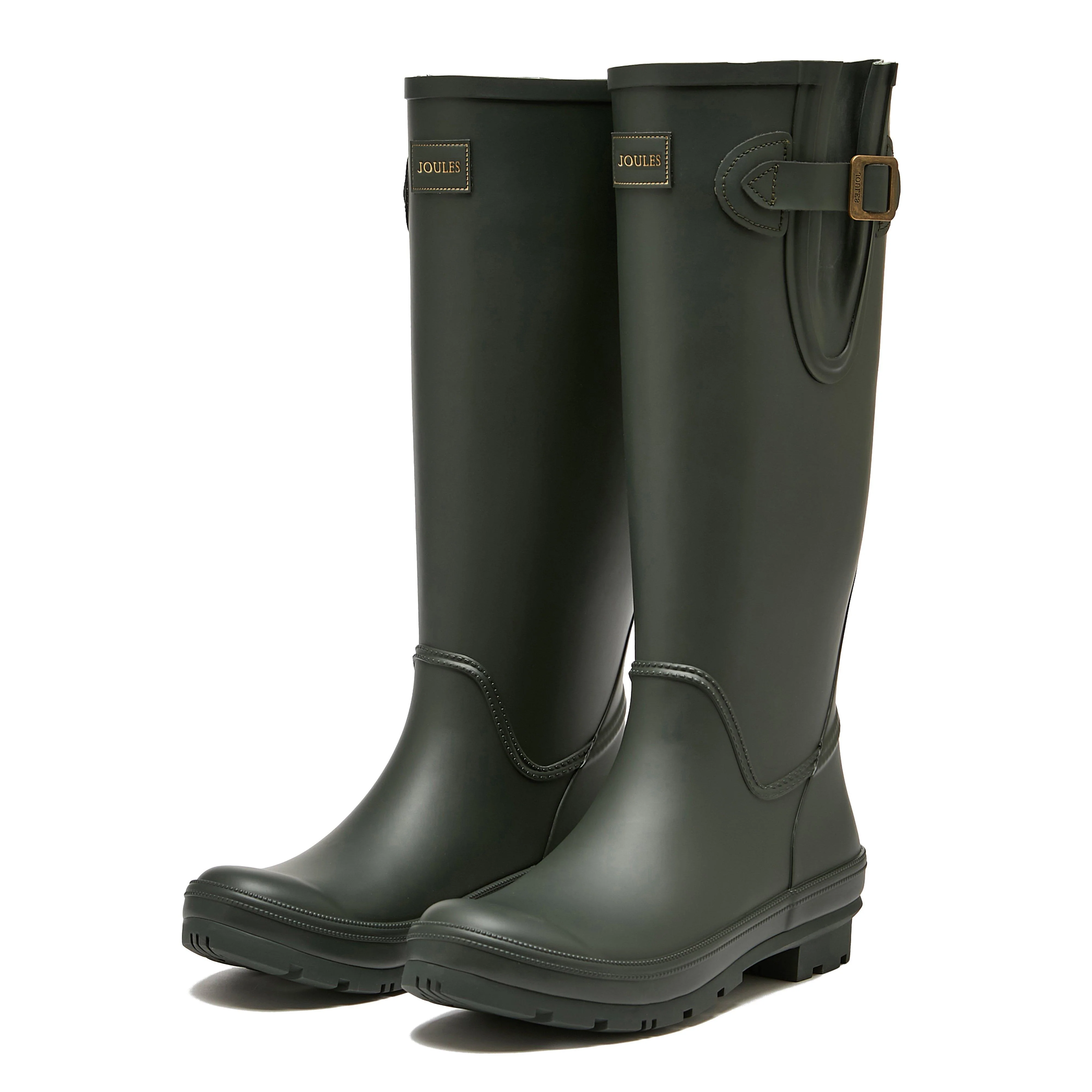 Womens Houghton Adjustable Tall Wellies Green - Image 7