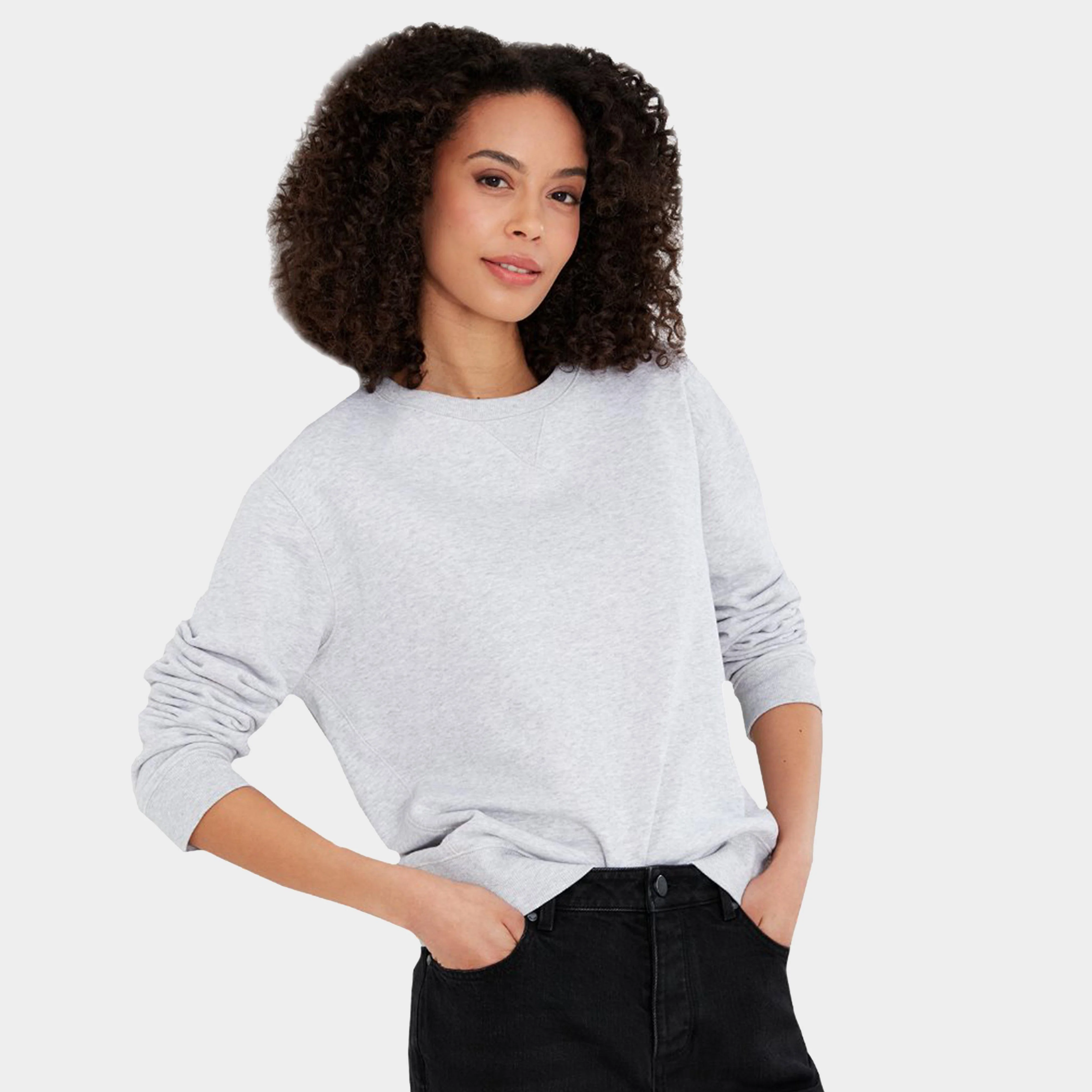 Womens Monique Sweatshirt Grey Marl - Image 3