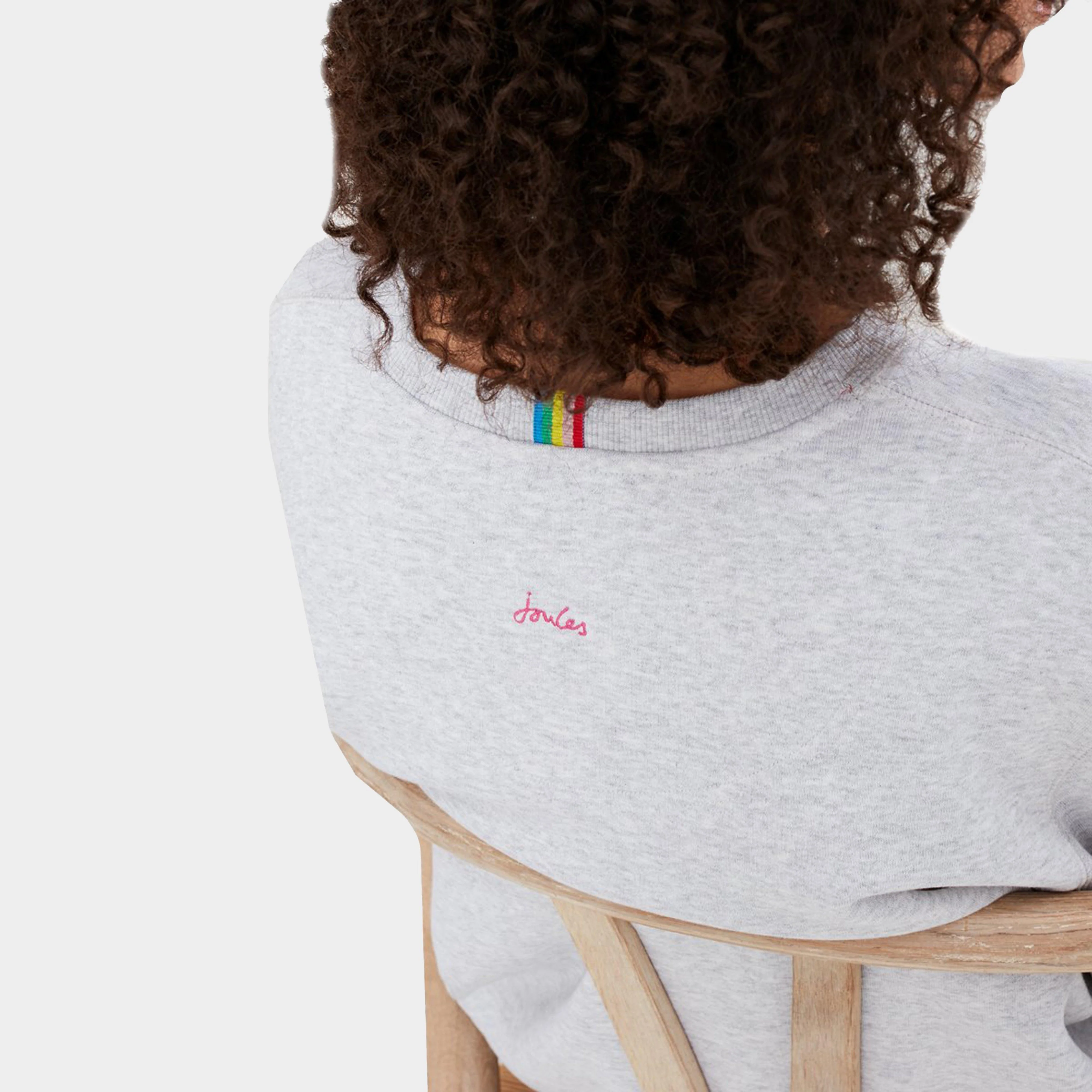 Womens Monique Sweatshirt Grey Marl - Image 5