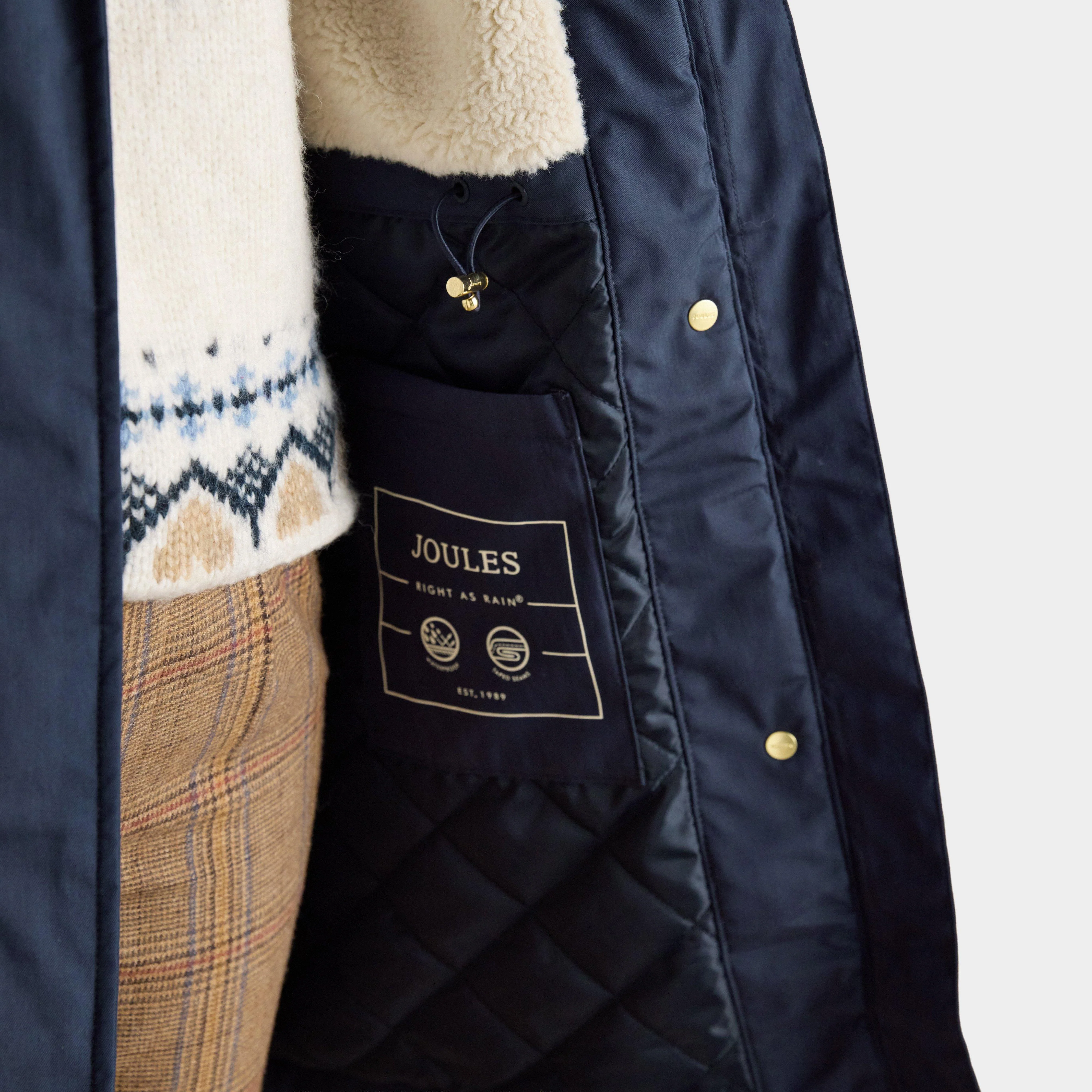 Women's Portwell Coat Navy - Image 10