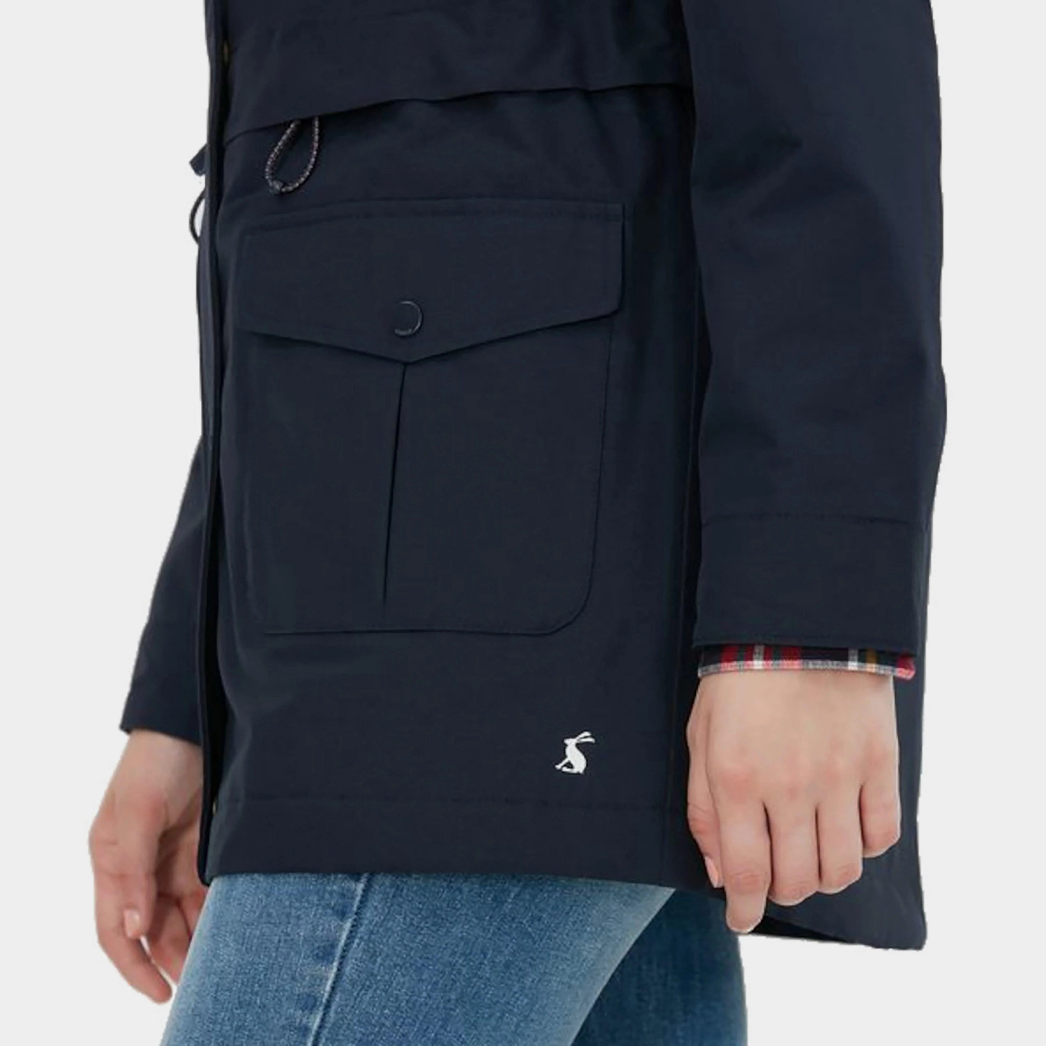 Womens Rushmere Mountain Tech Waterproof Raincoat Marine Navy - Image 7