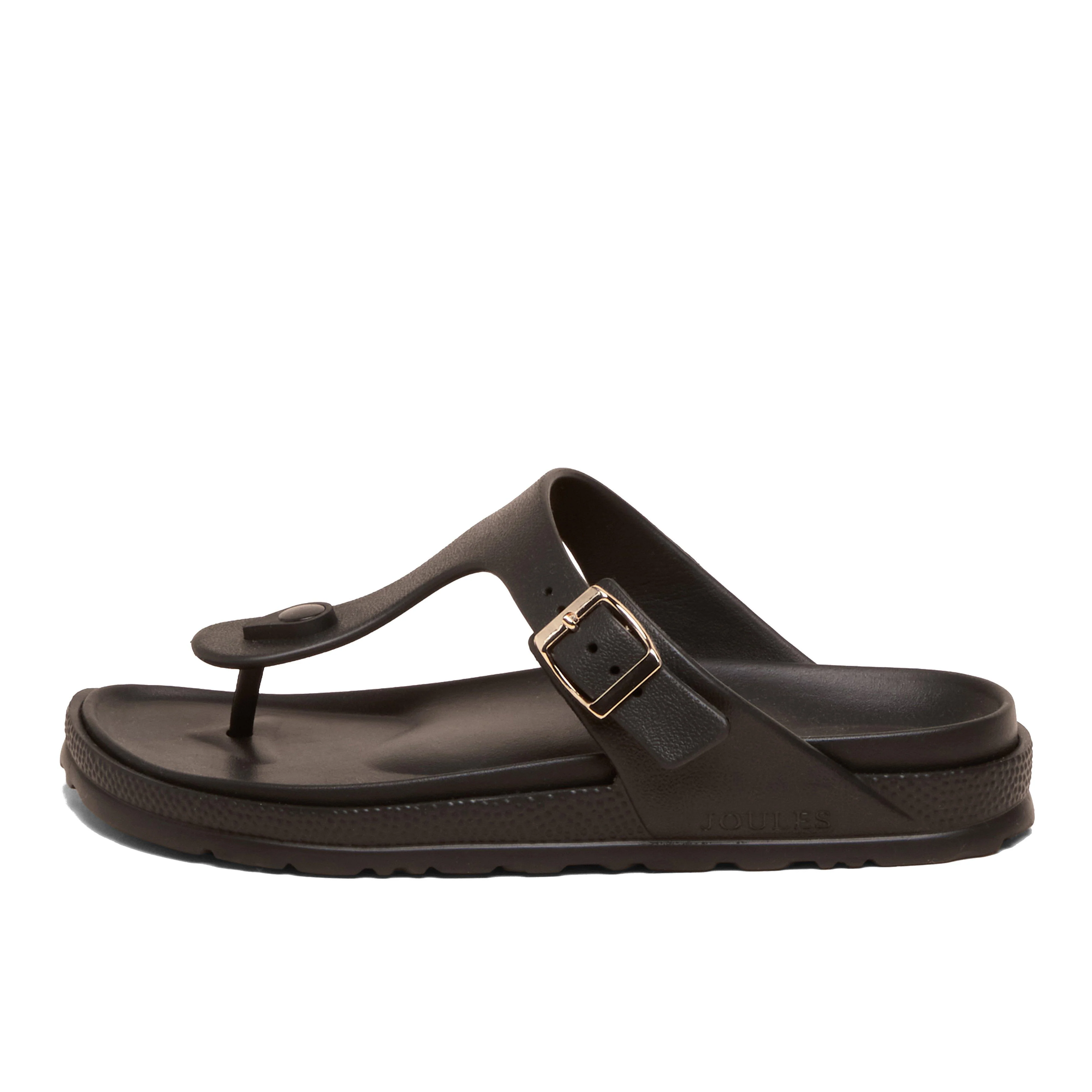 Women’s Soleil Black Buckle Flip Flop - Image 7