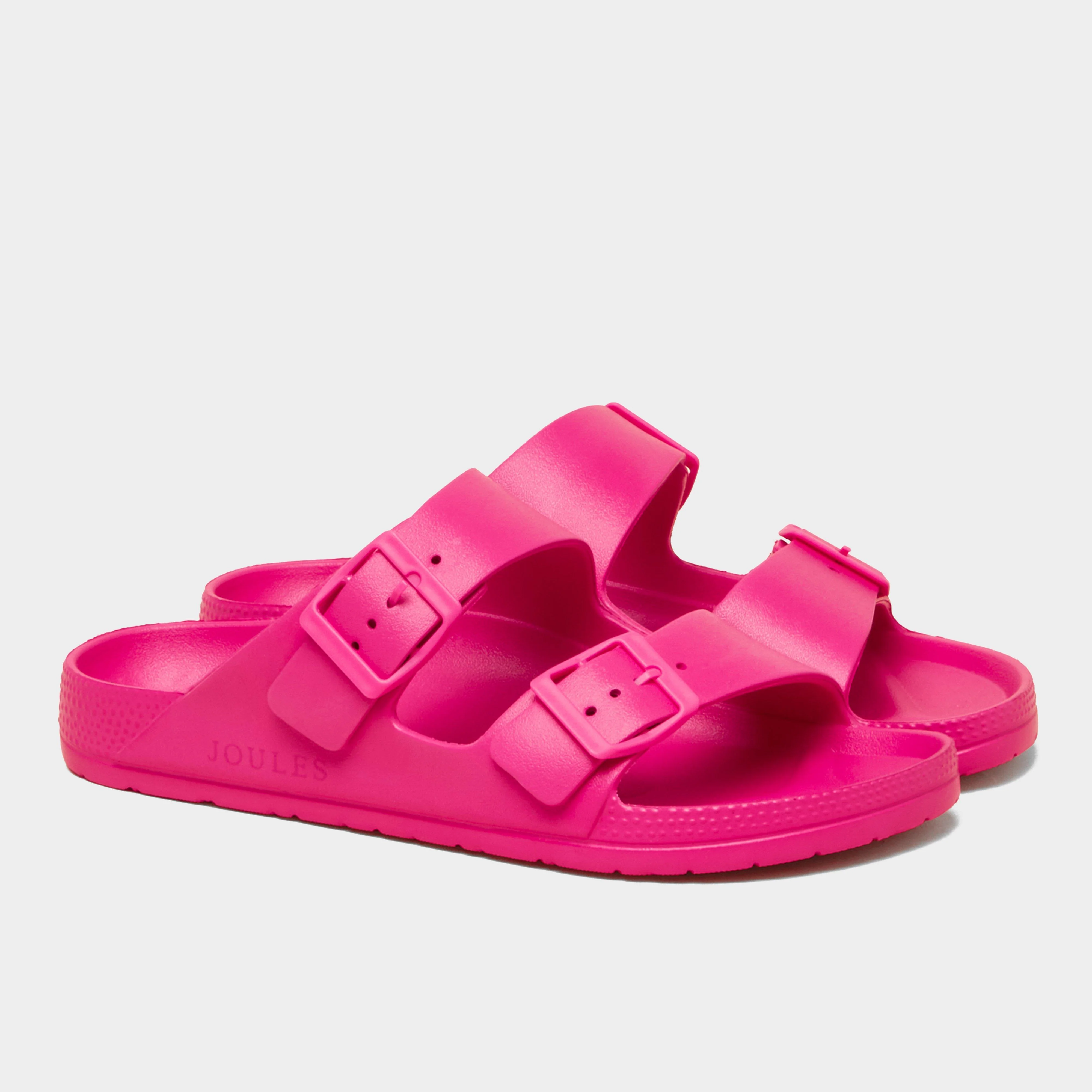 Women’s Sunseeker Bright Pink EVA Double Buckle Sliders - Image 3