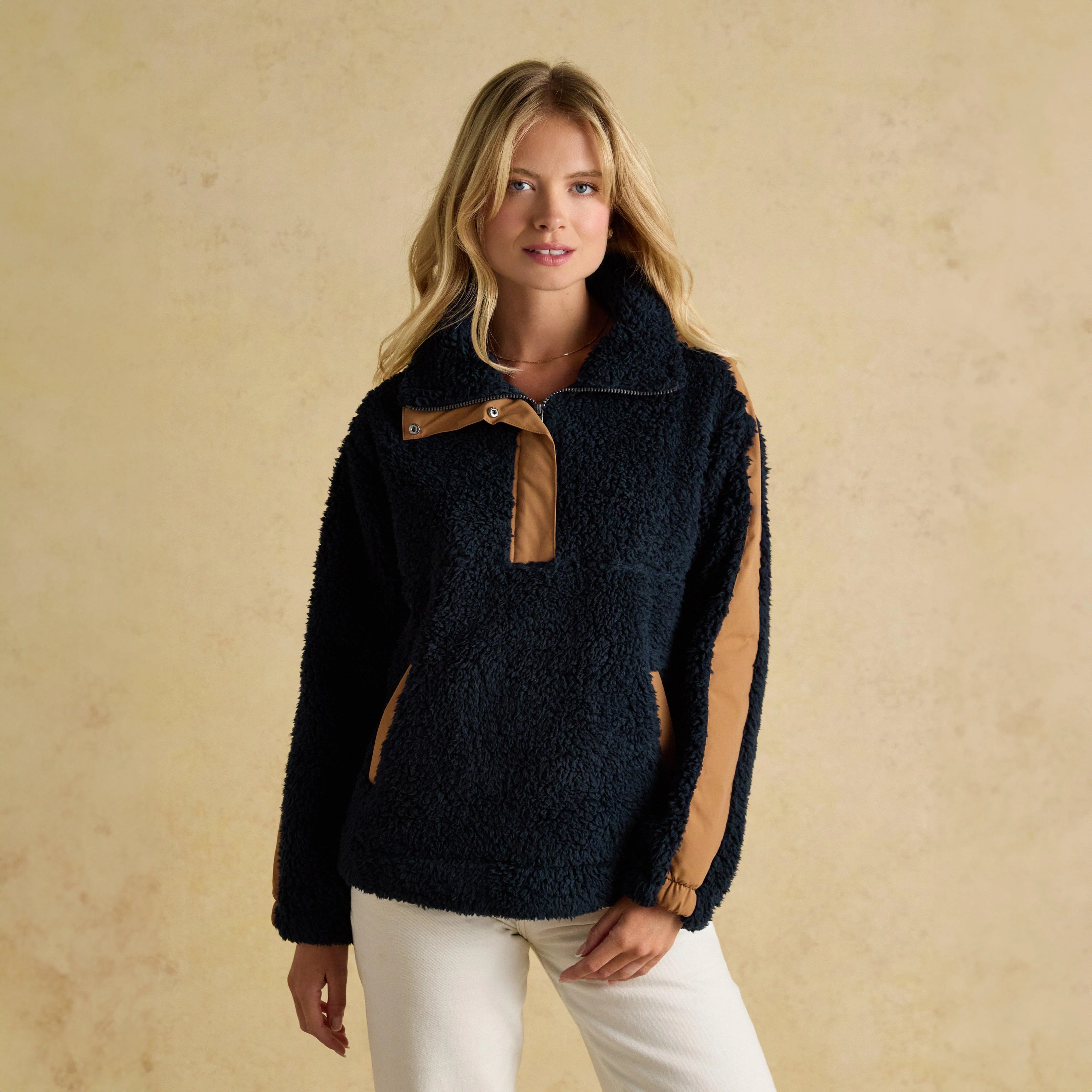 Women's Tilly Fleece Navy - Image 8