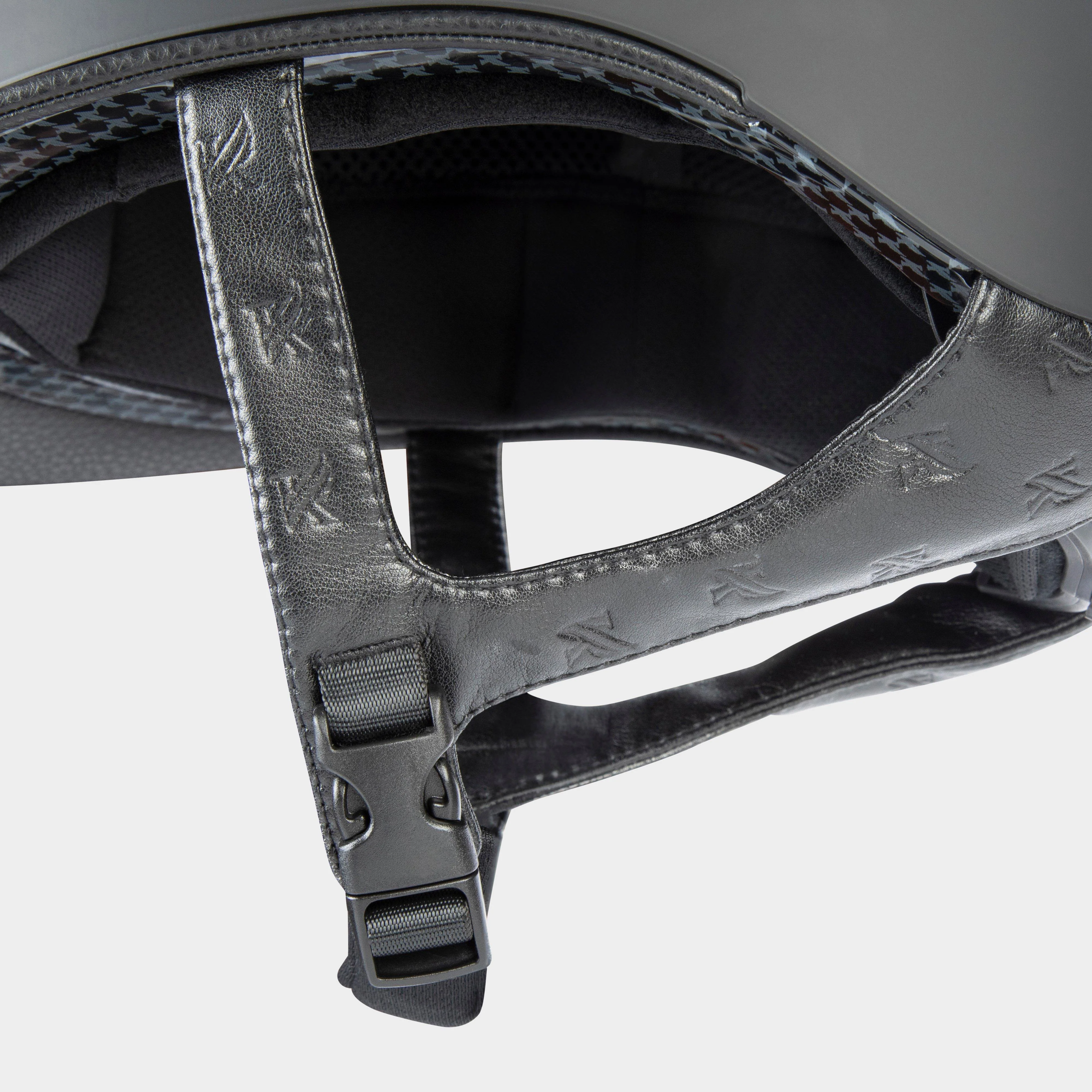 Kids Amity LTHR Riding Hat Black - Image 9