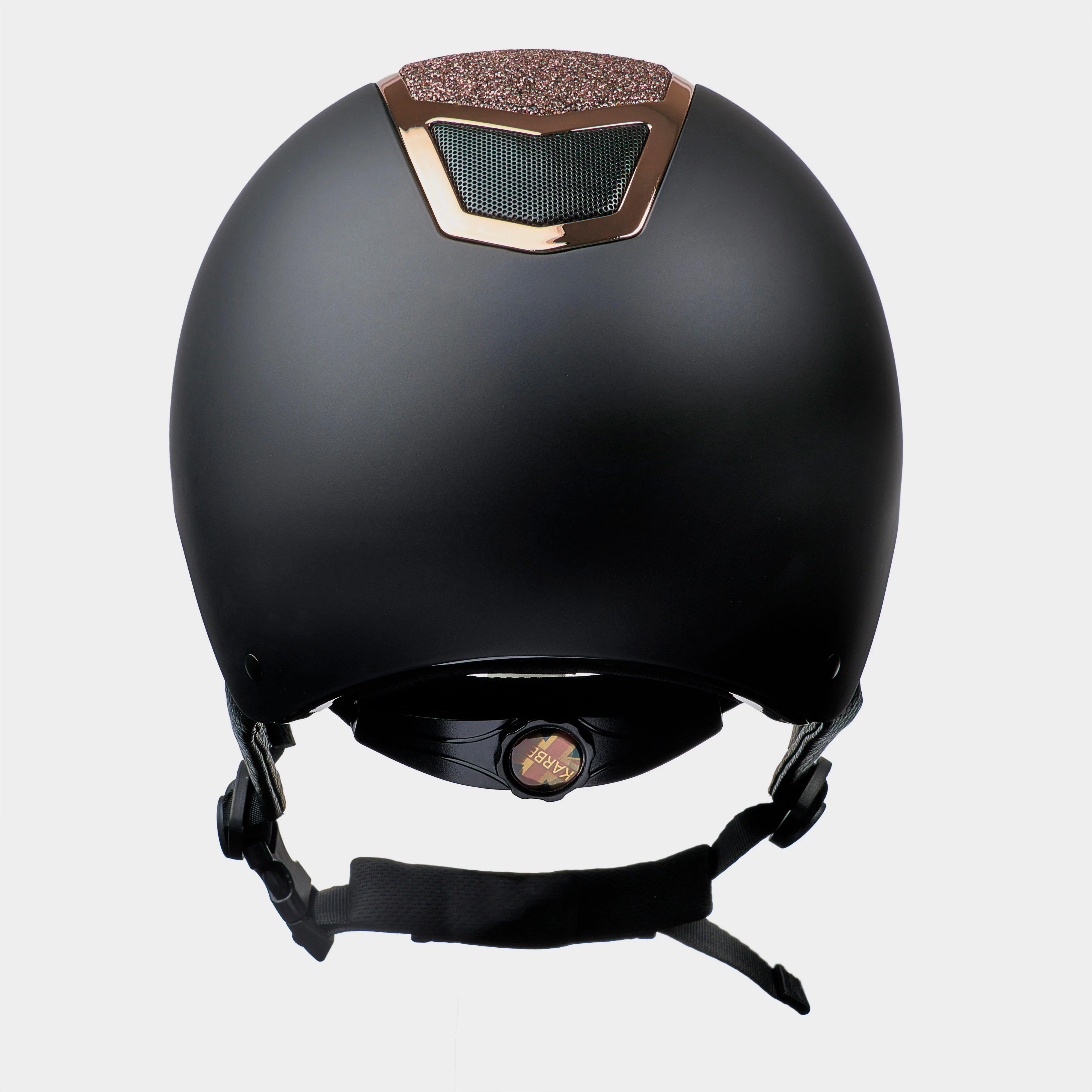 Valentina Riding Hat Black/Rose Gold - Image 2