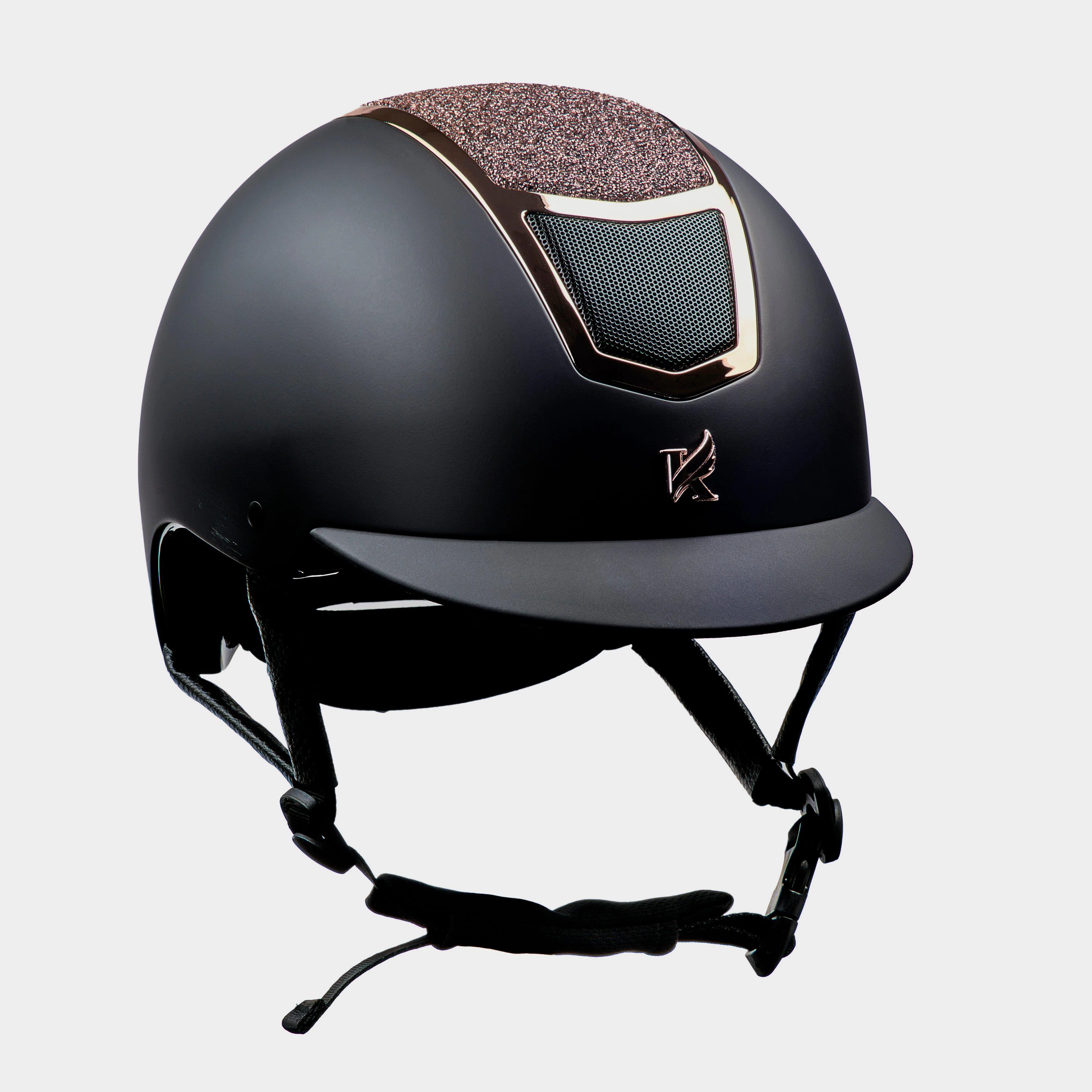 Valentina Riding Hat Black/Rose Gold - Image 3