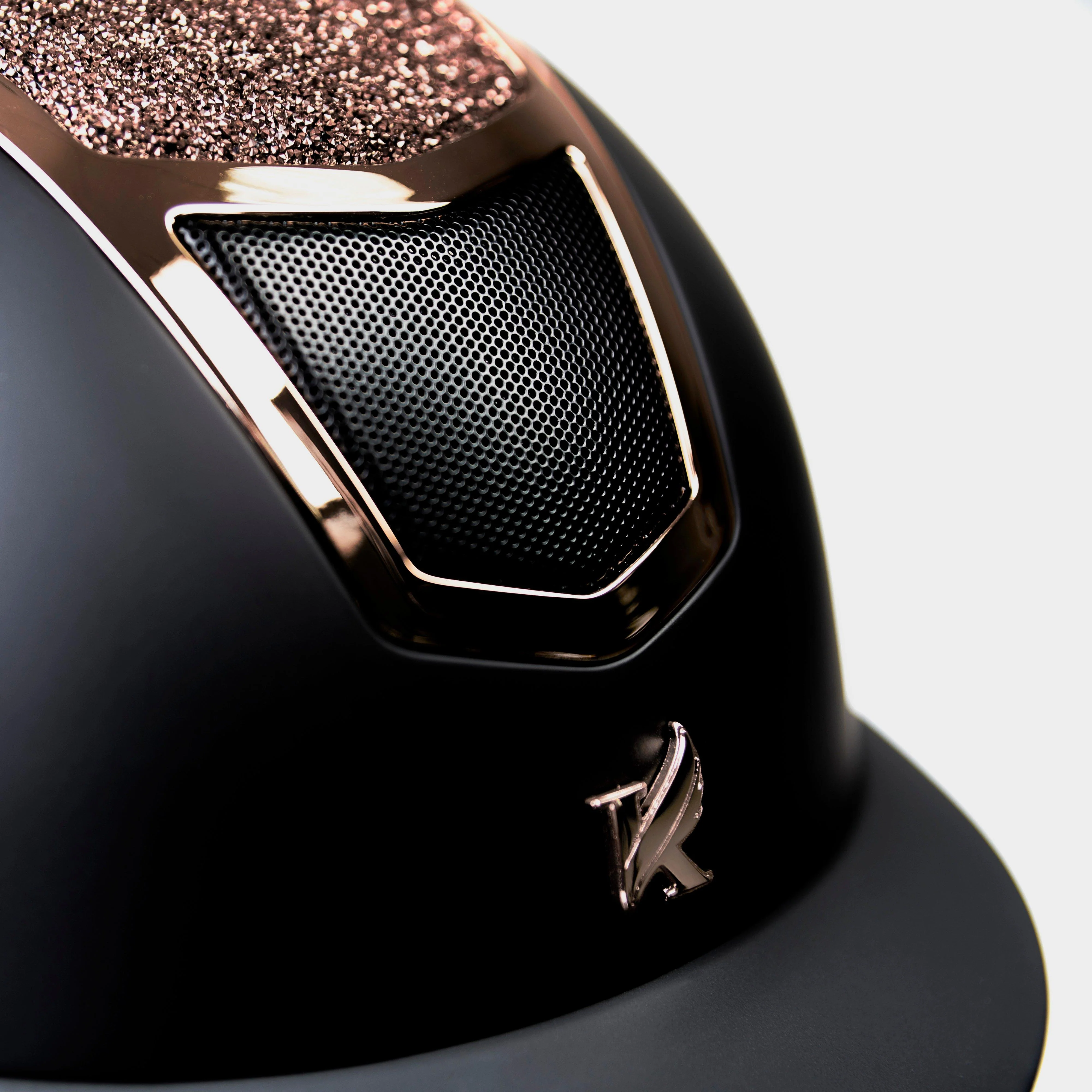 Valentina Riding Hat Black/Rose Gold - Image 7