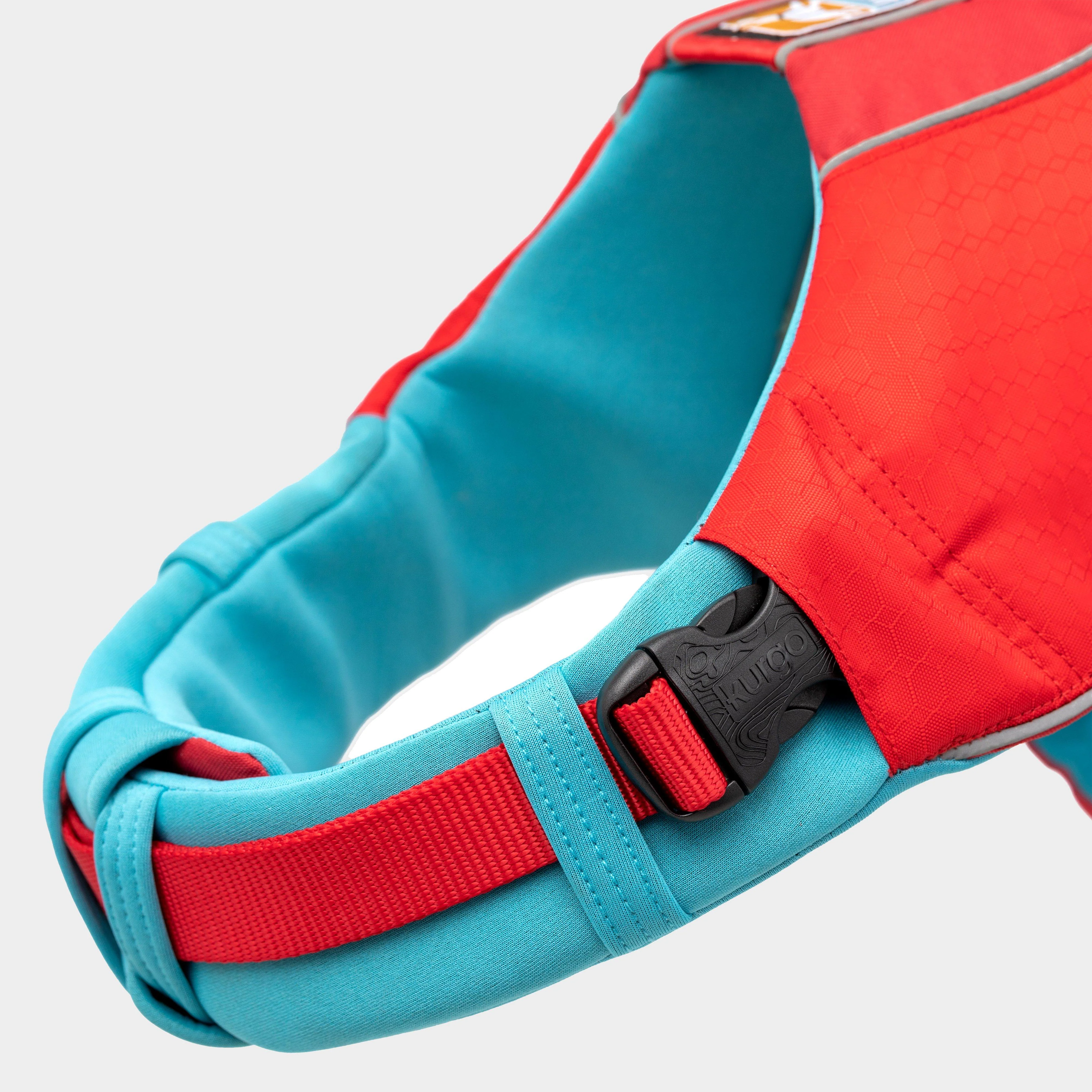 Surf N Turf Dog Life Jacket Red - Image 3