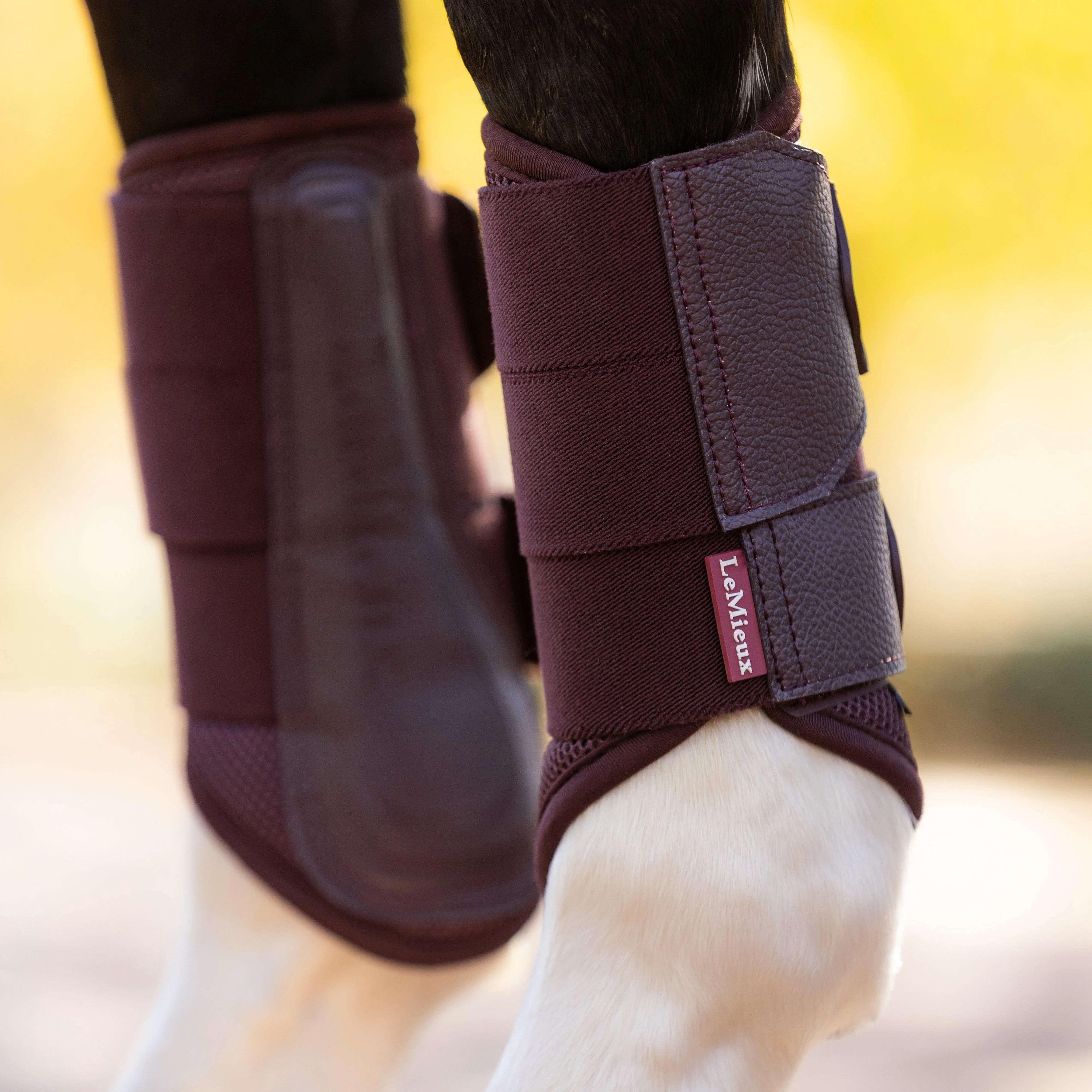 Arika Mesh Brushing Boots Damson - Image 5