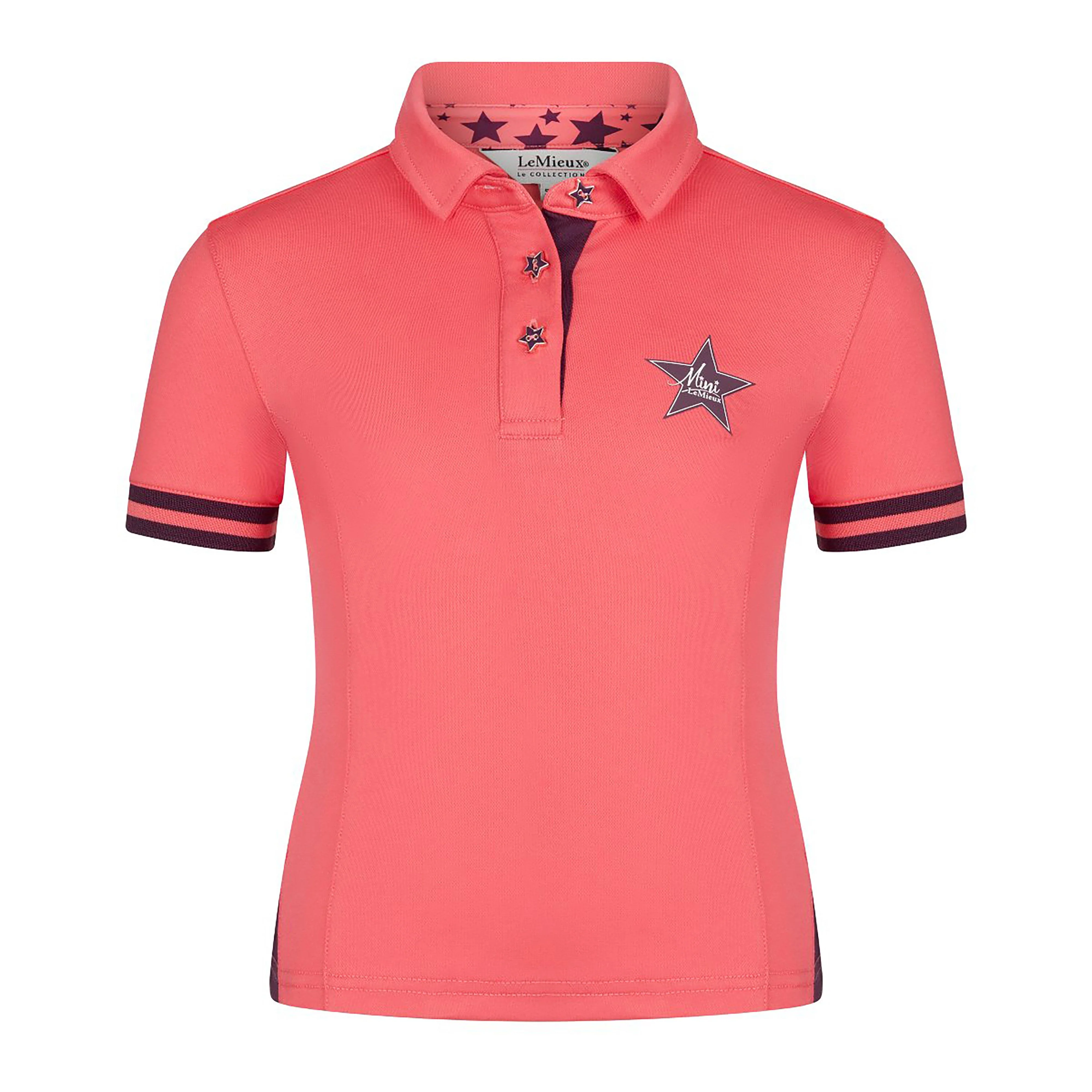 Childs Mini Polo Shirt Papaya - Image 12