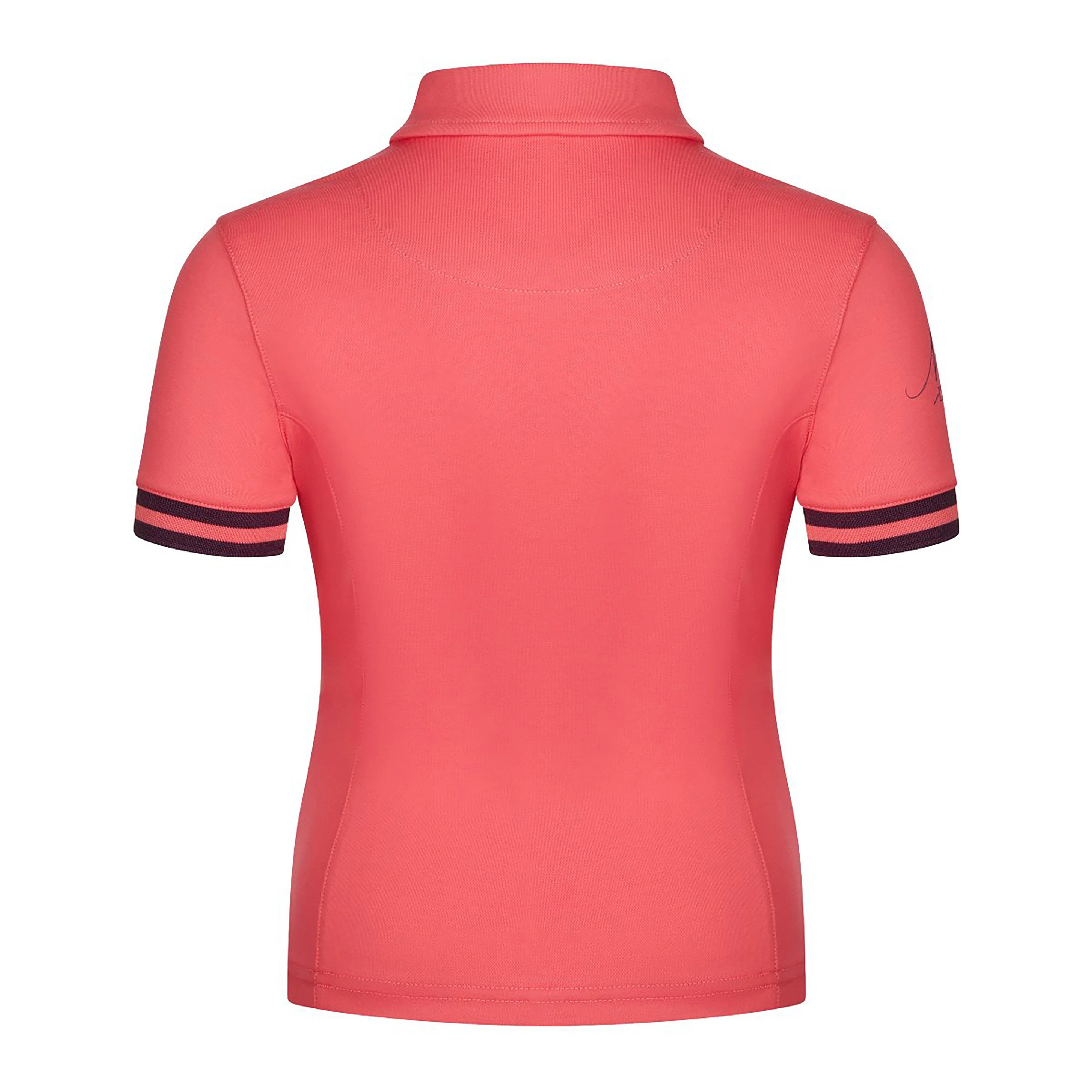 Childs Mini Polo Shirt Papaya - Image 2