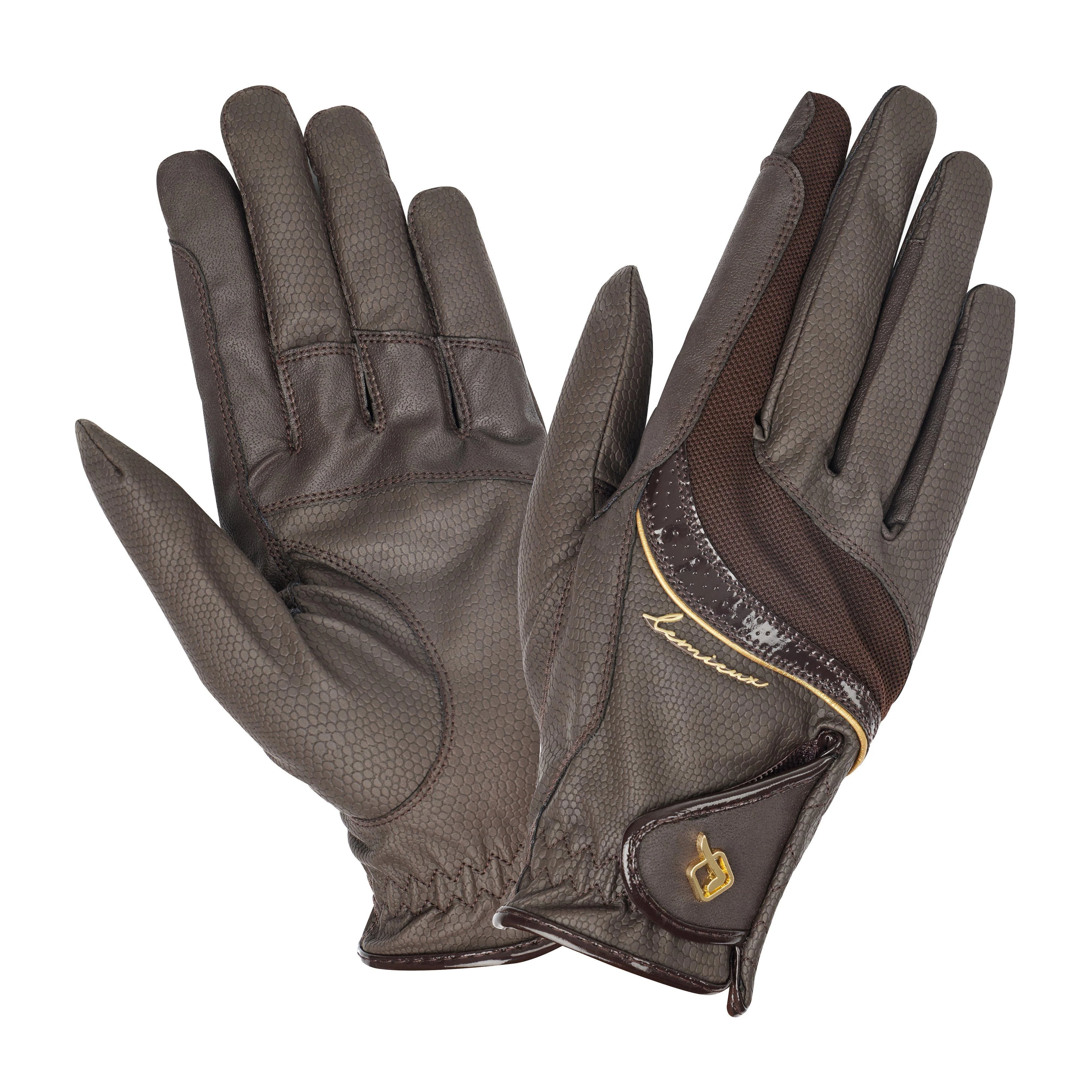 Competition Gloves Brown - Image 5