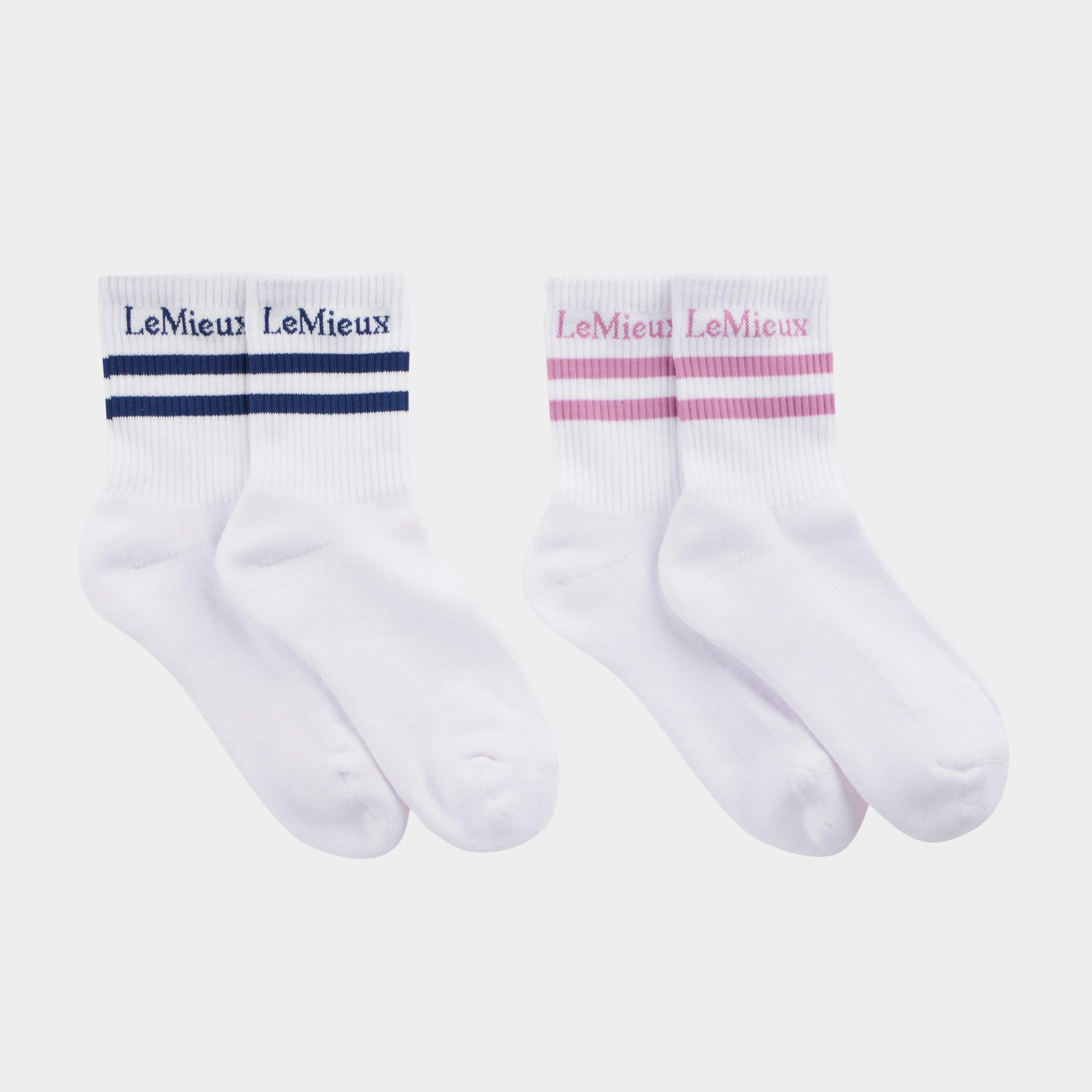 Crew Socks 2 Pack Fondant/Shadow - Image 2