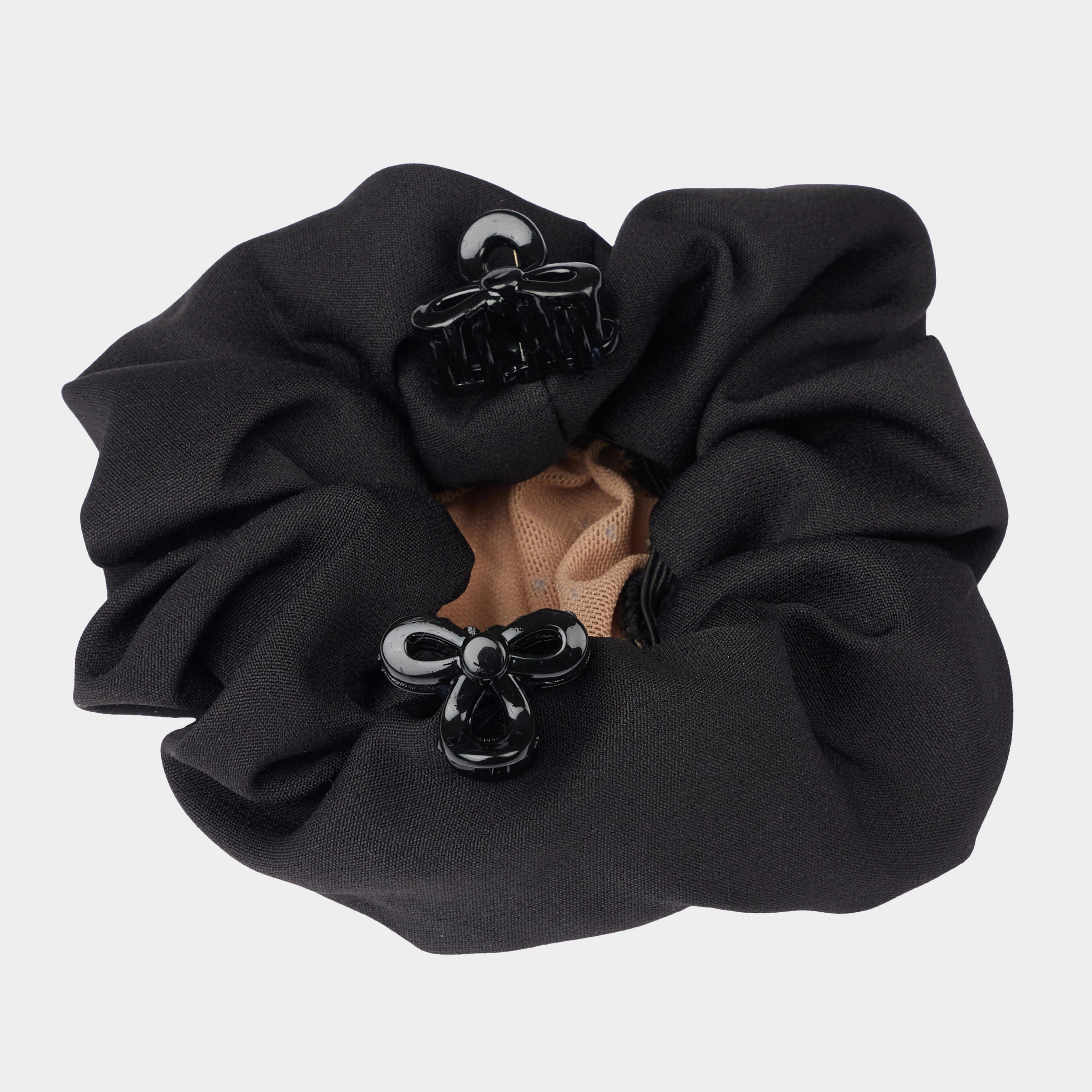 Crystal Hairnet Scrunchie Black/Blonde - Image 2