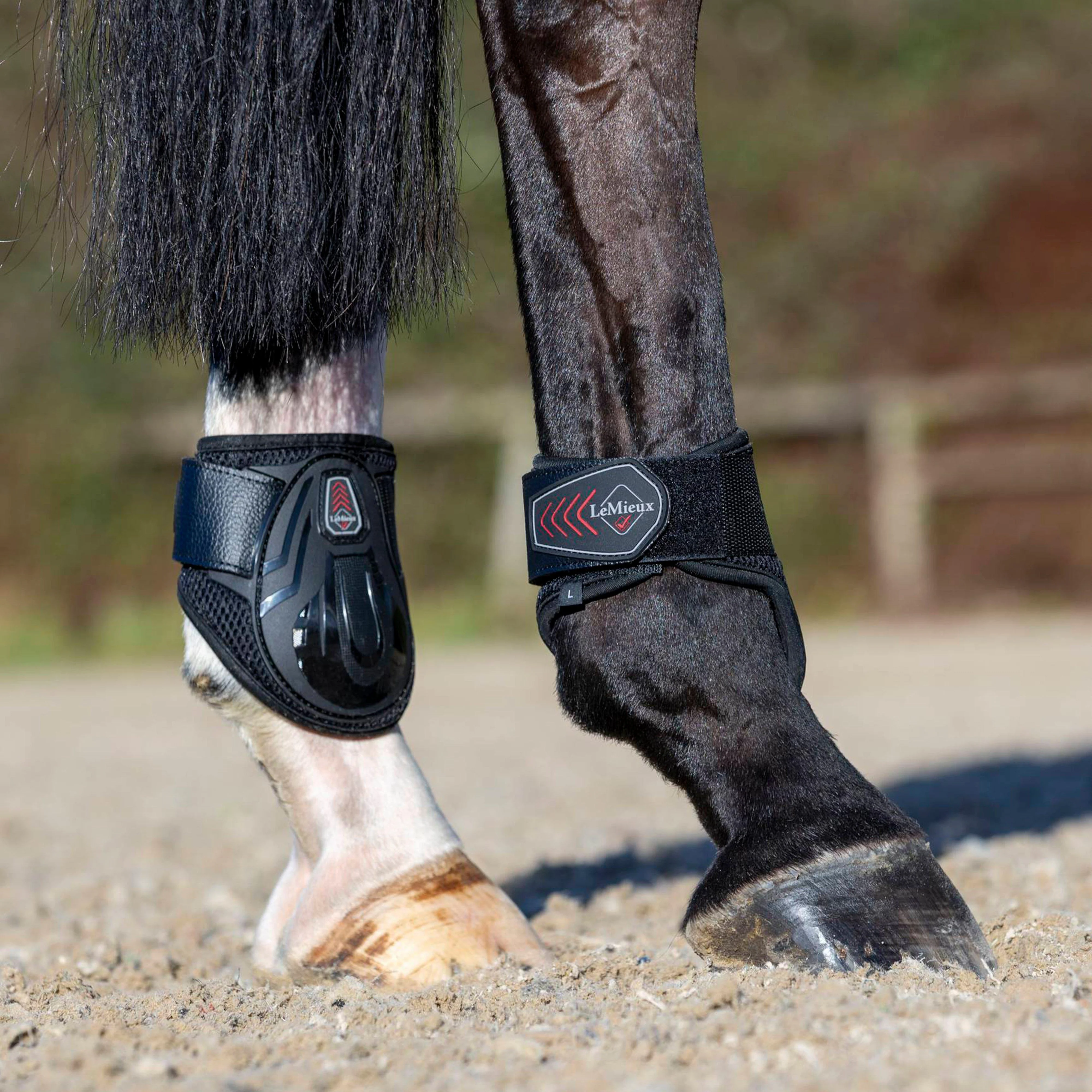 Derby ProJump Fetlock Boots Black - Image 5