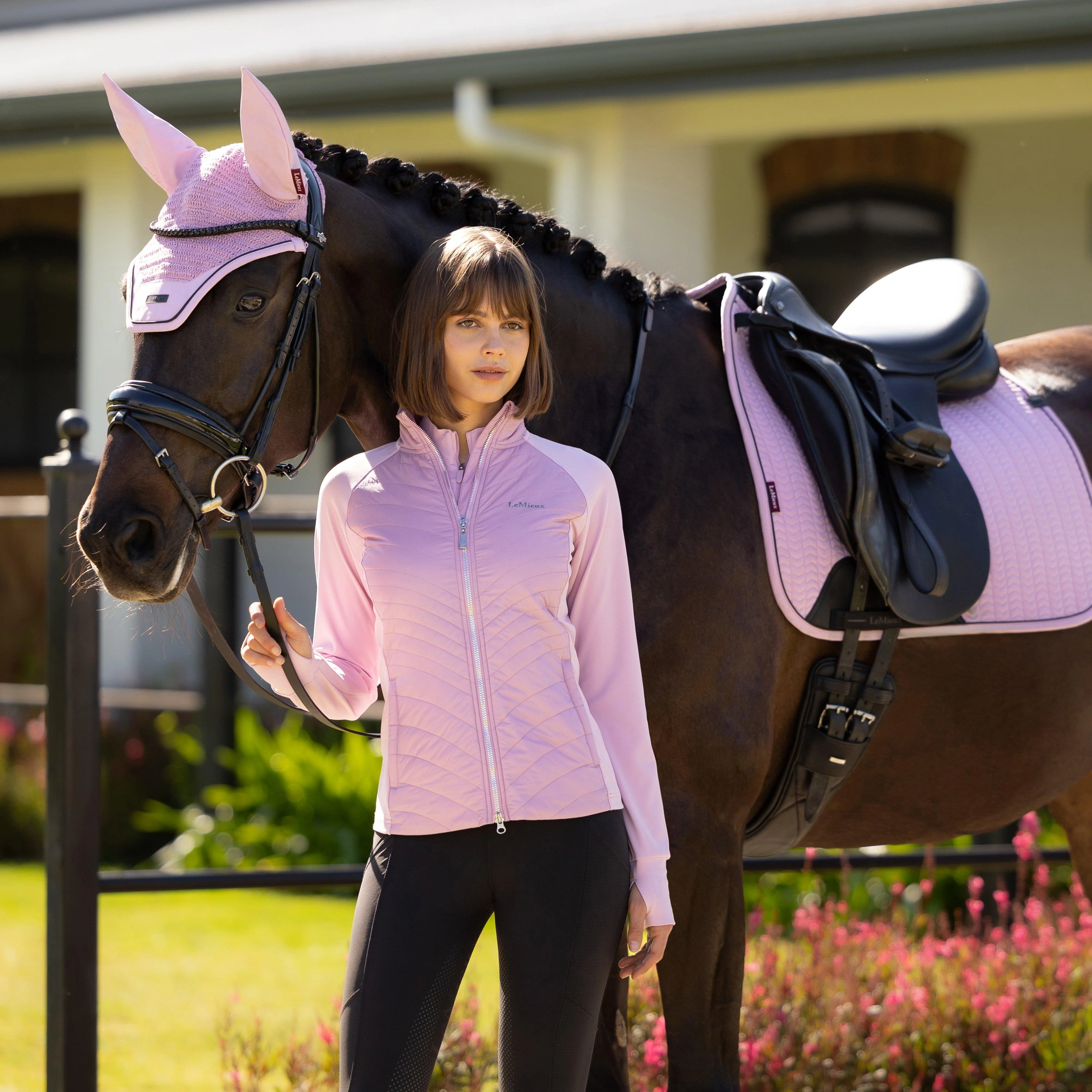 Essence Dressage Square Saddle Pad Fondant - Image 2