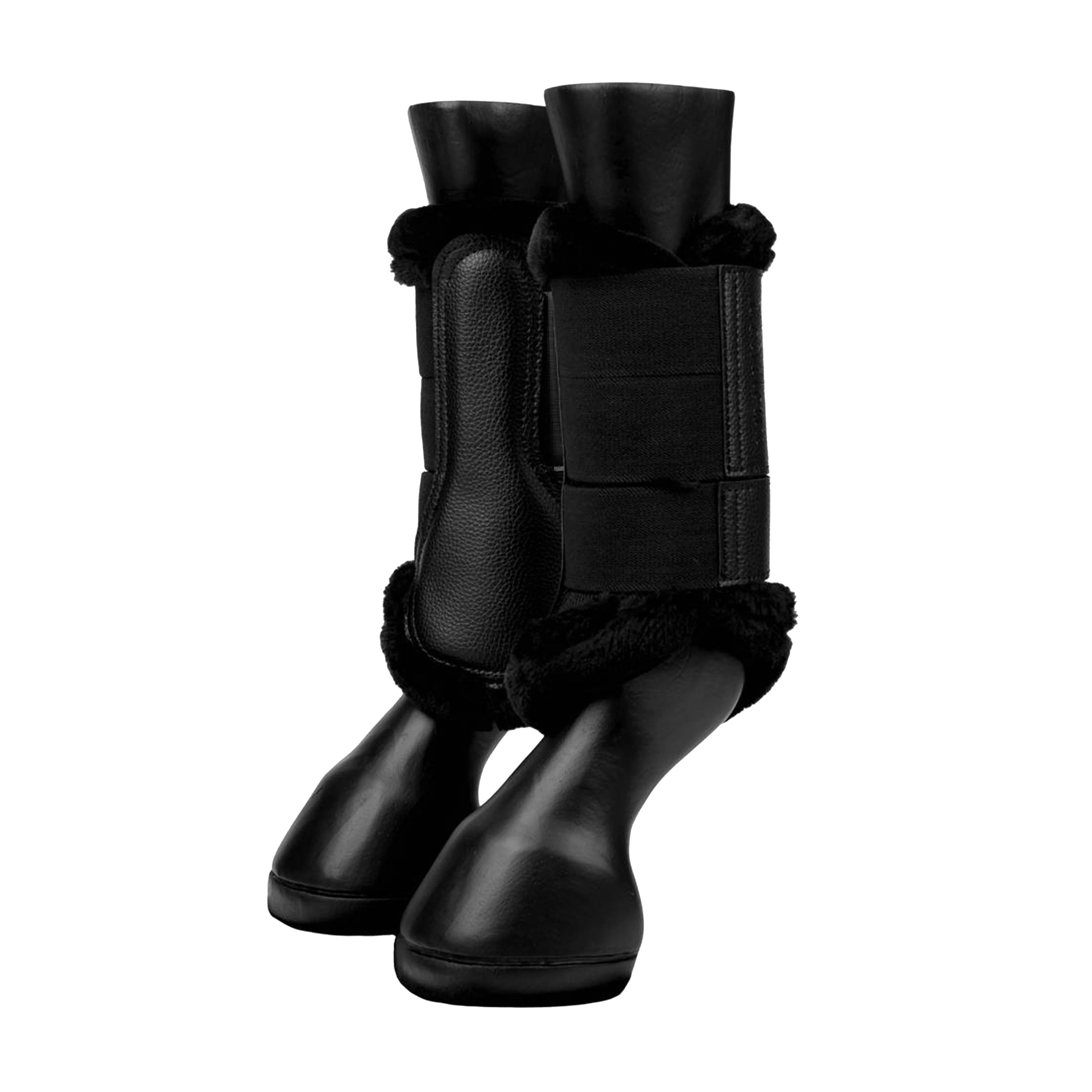 Fleece Brushing Boots Black - Image 5