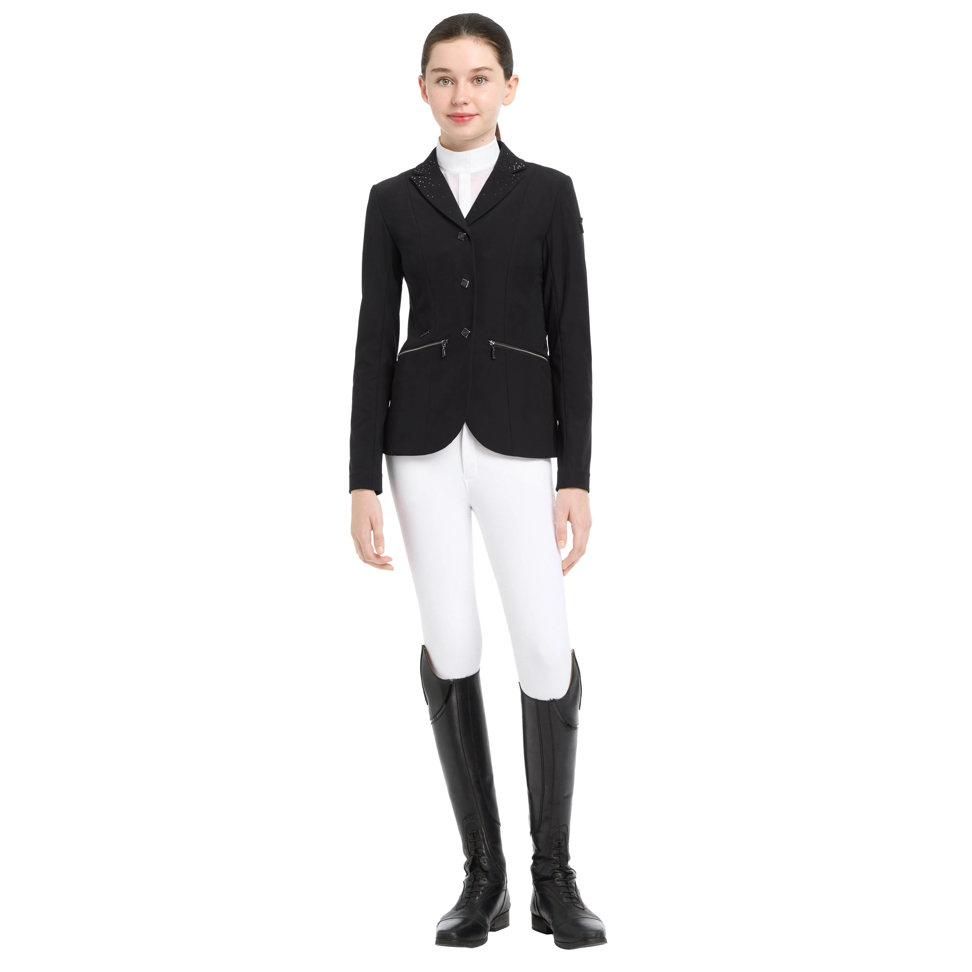 Junior Pro Show Jacket Black - Image 8