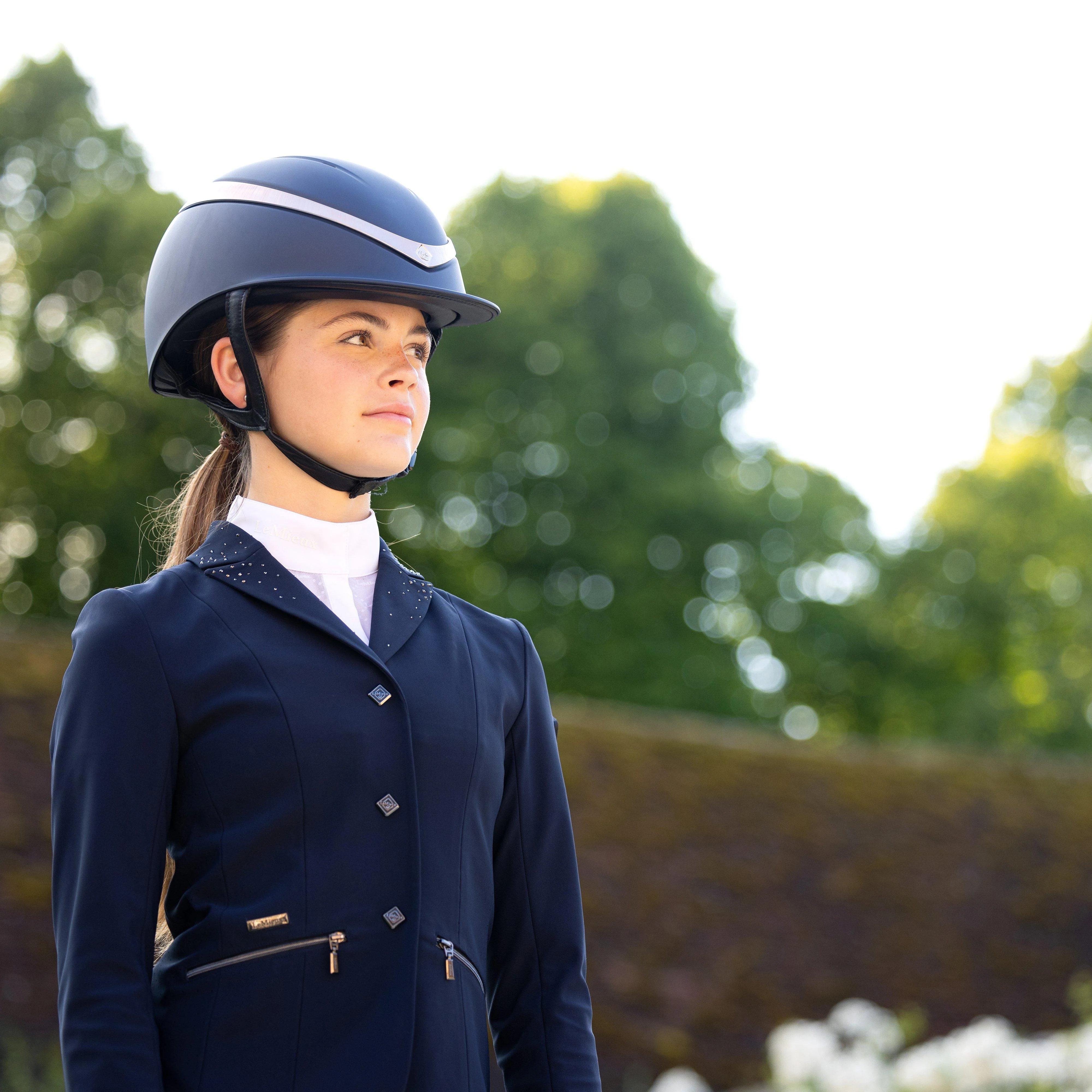 Junior Pro Show Jacket Navy - Image 7