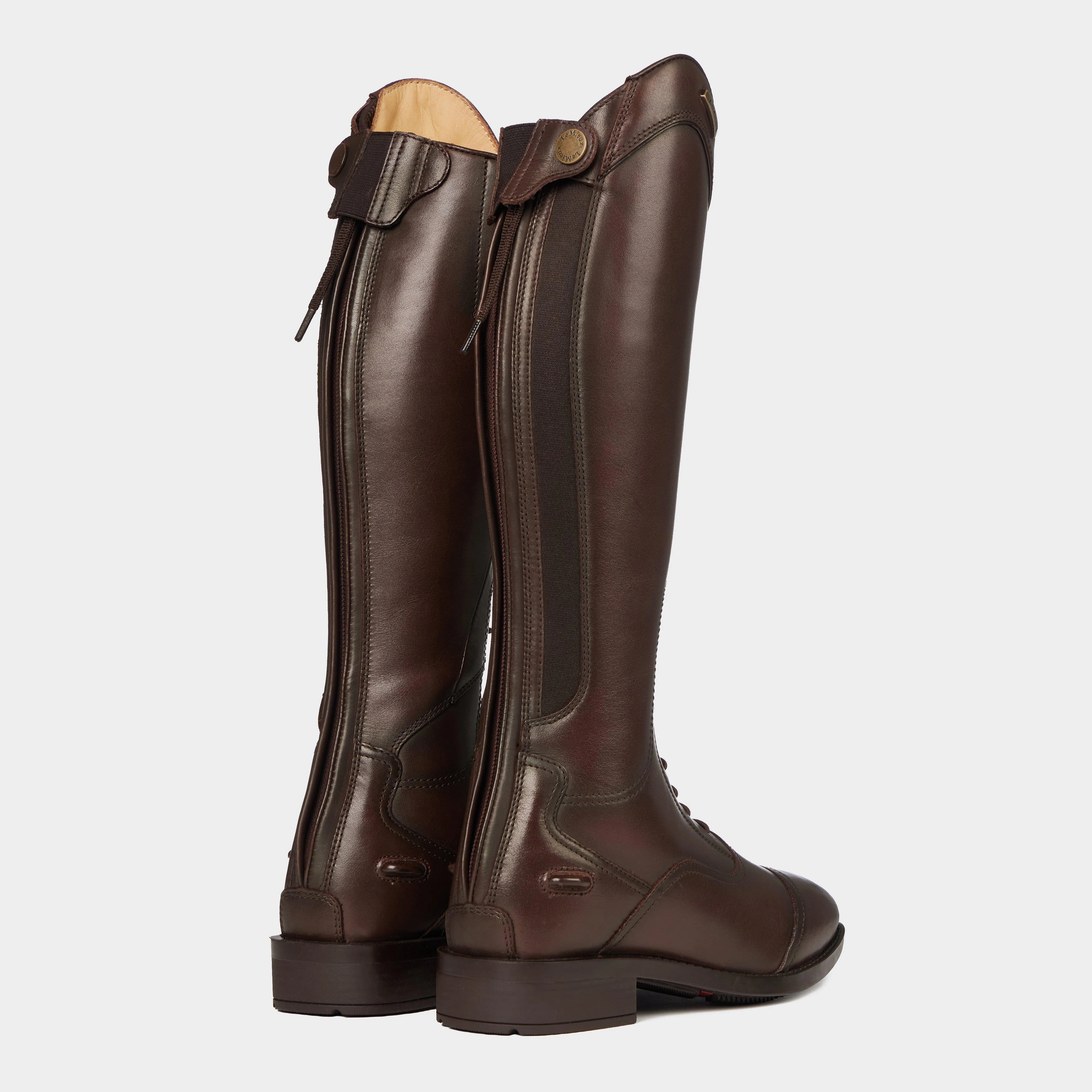 Kids Field Riding Boots Brown - Image 4