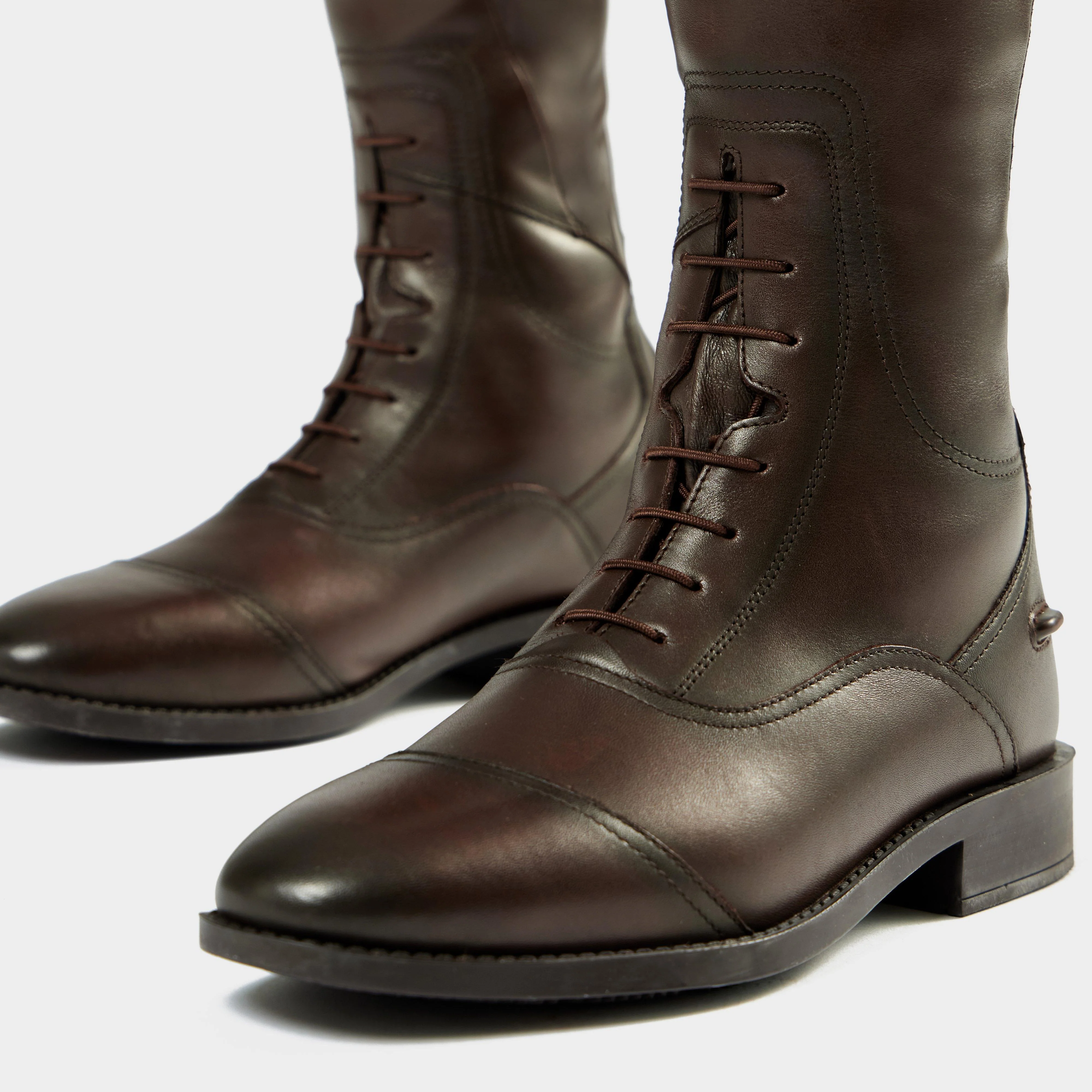 Kids Field Riding Boots Brown - Image 6