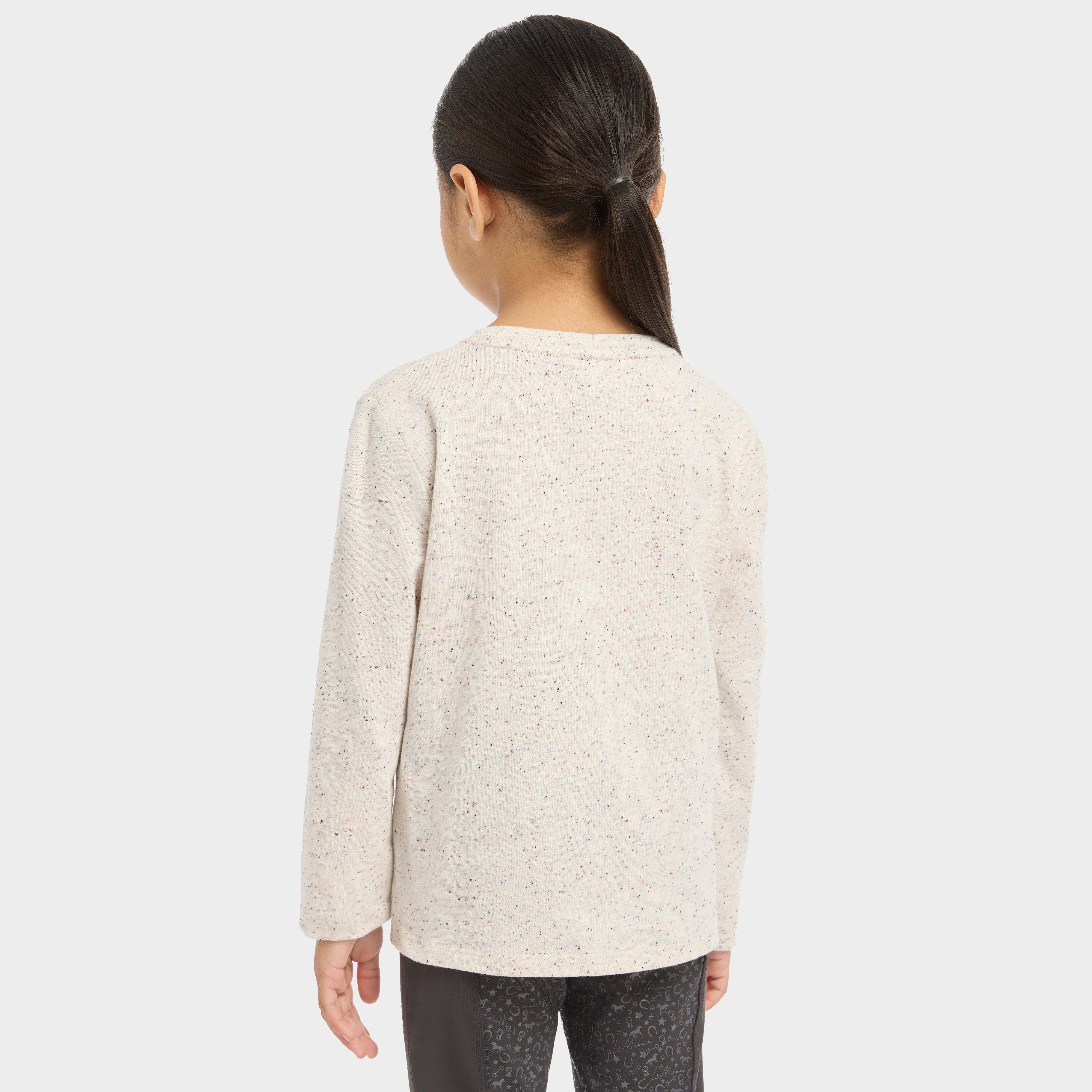 Kids Mini Jessie Long Sleeve Top Ecru/Nep - Image 2