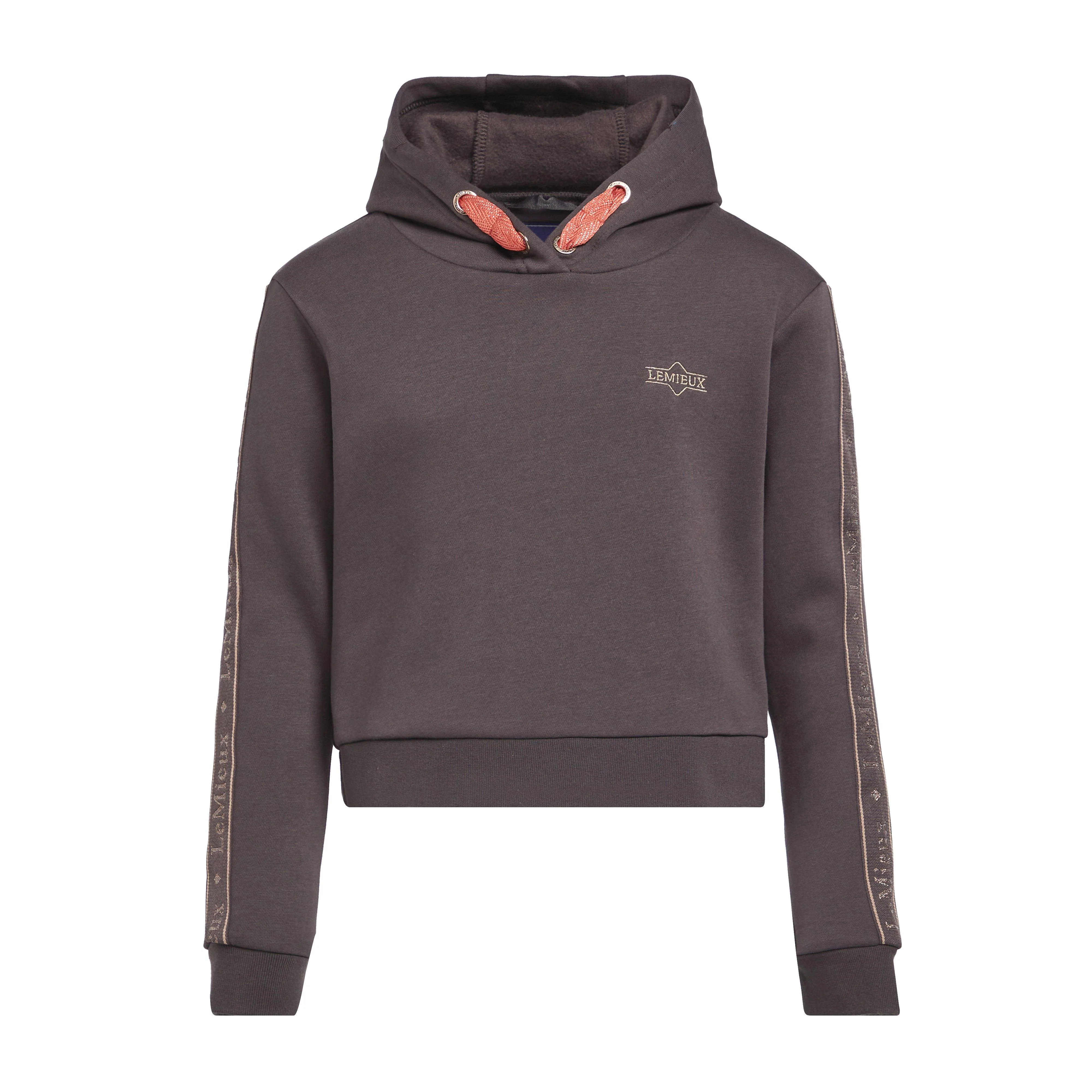 Kids Young Rider Cropped Hoodie Liquorice - Image 6