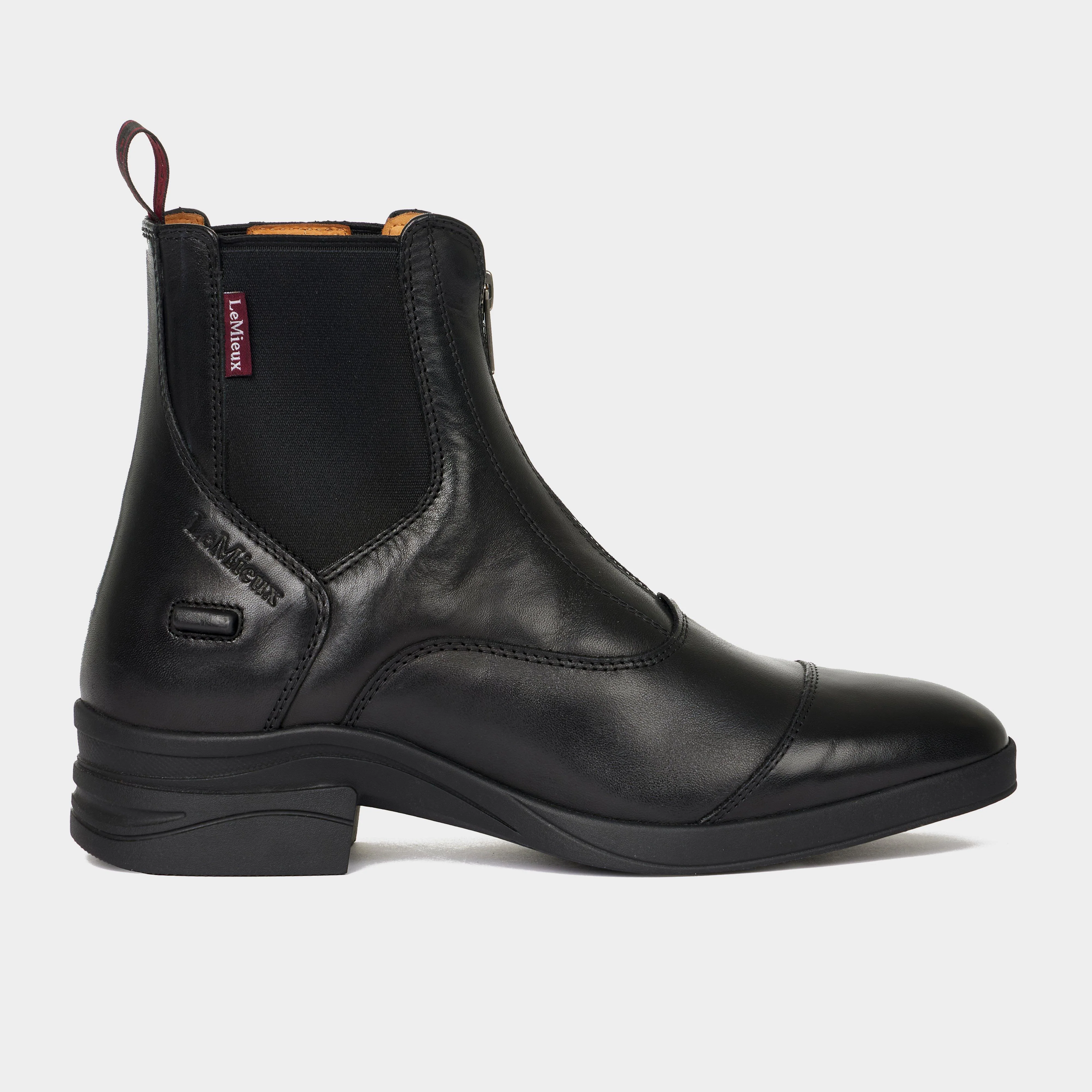 Kids Zip Paddock Boots Black - Image 2