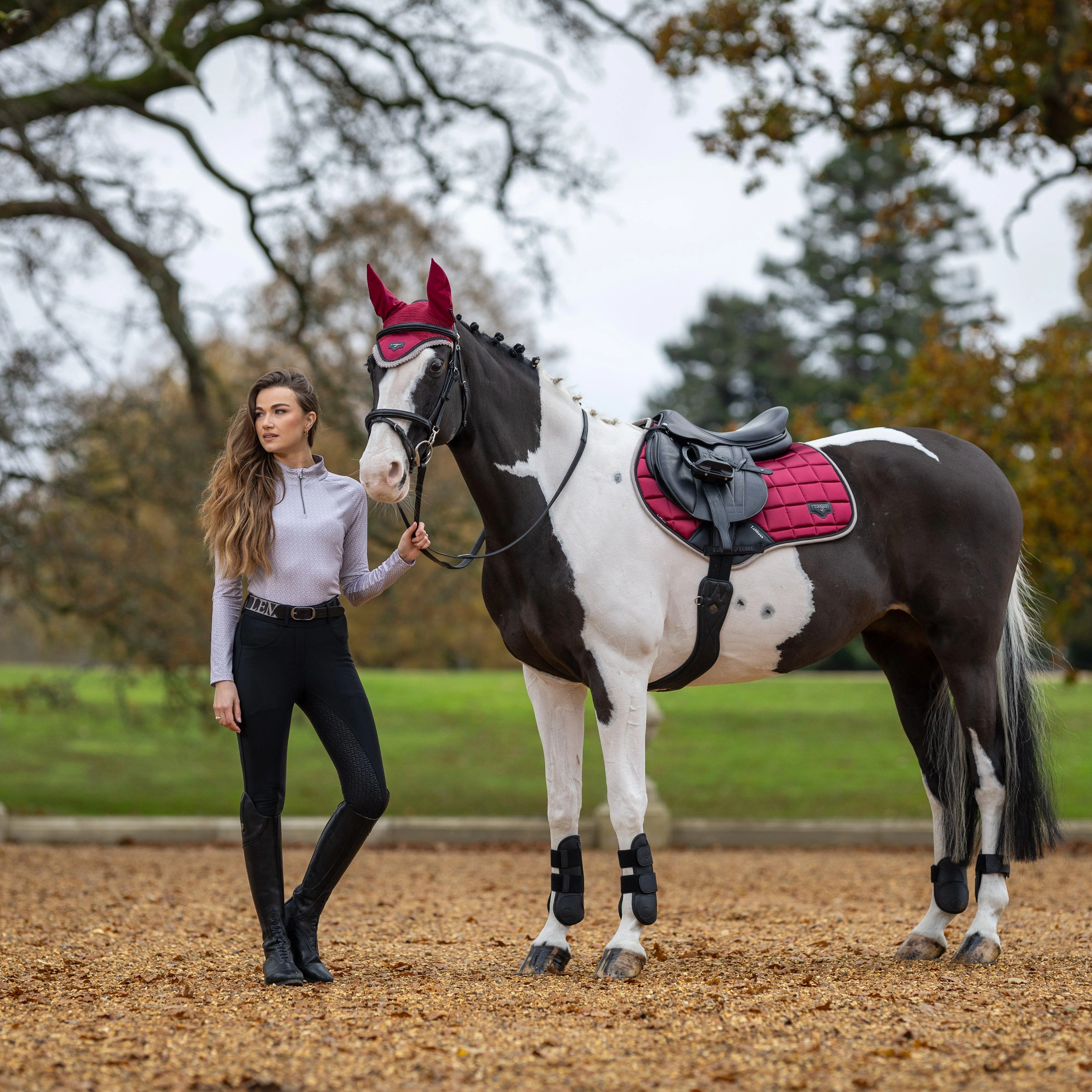 Loire Classic Close Contact Square Saddle Pad Ember - Image 6