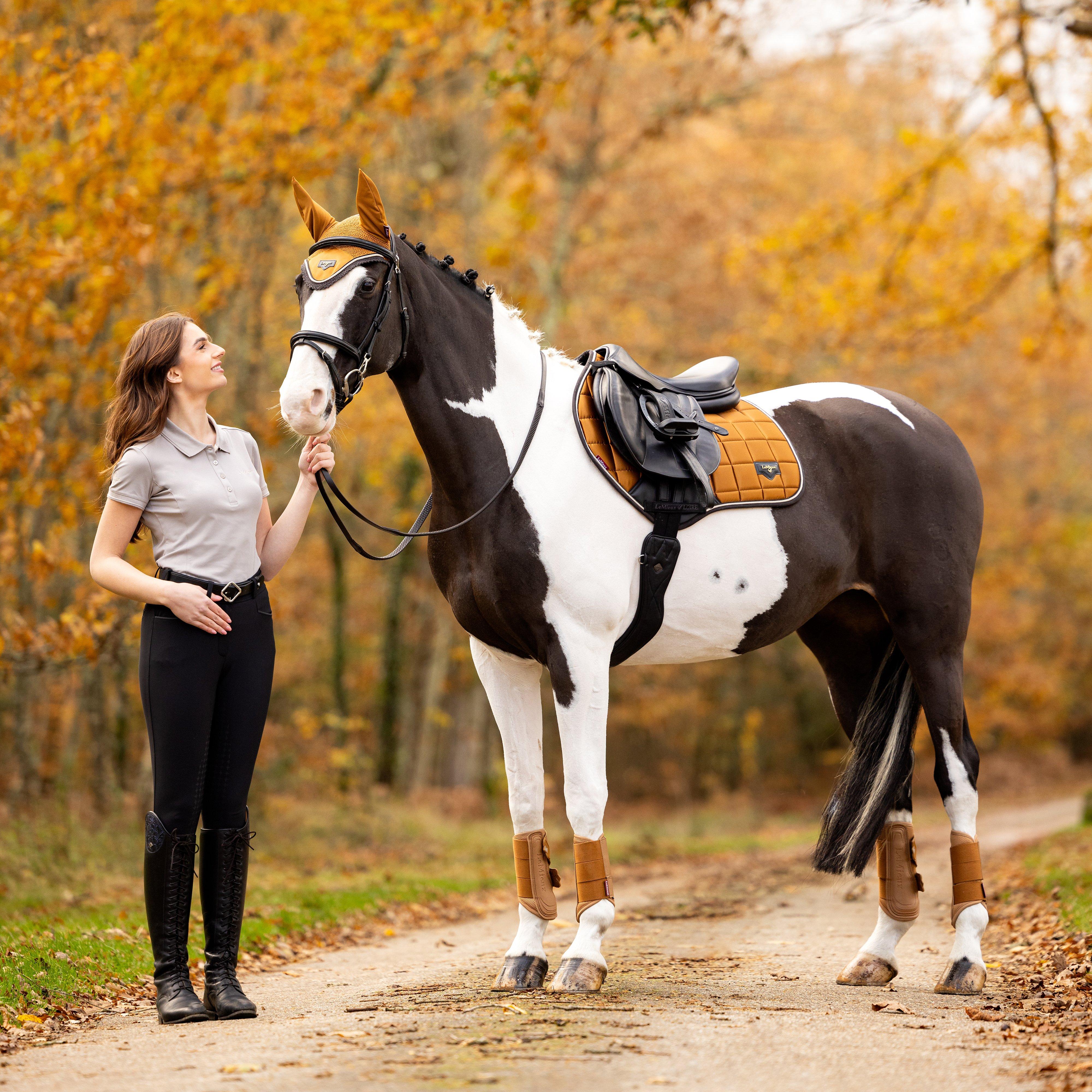 Loire Classic Close Contact Square Saddle Pad Ginger - Image 4