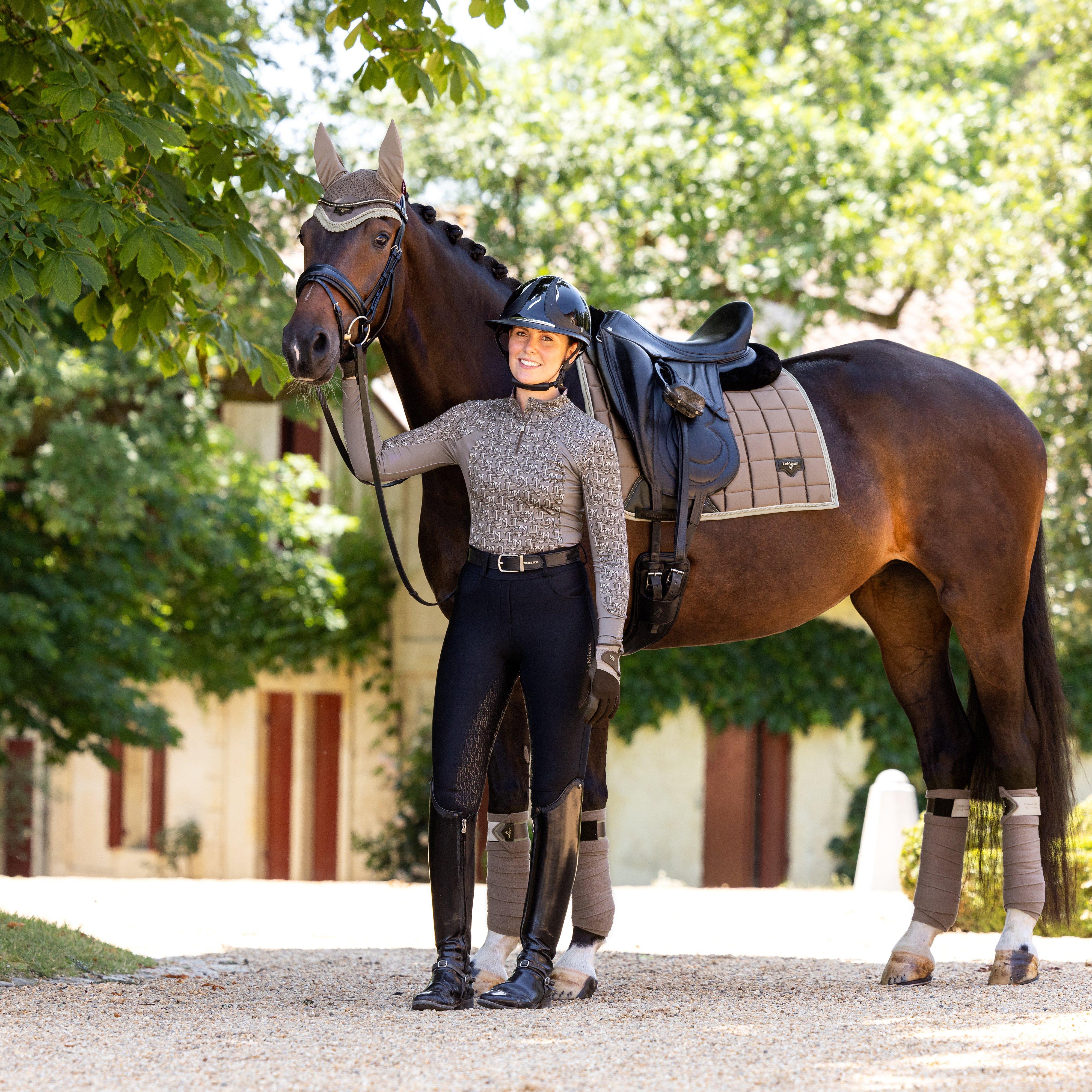 Loire Classic Dressage Saddle Pad Walnut - Image 6
