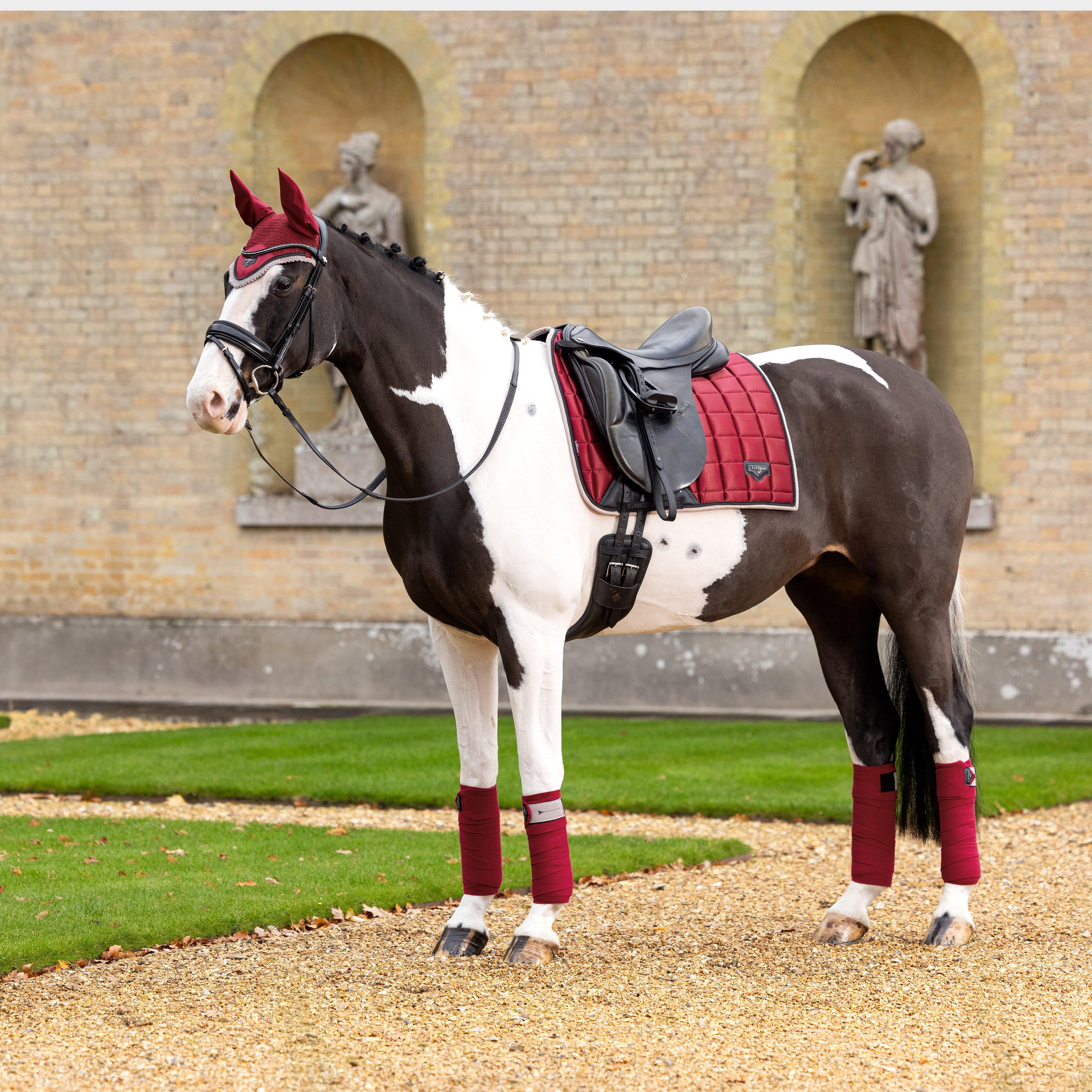 Loire Classic Dressage Square Saddle Pad Ember - Image 5