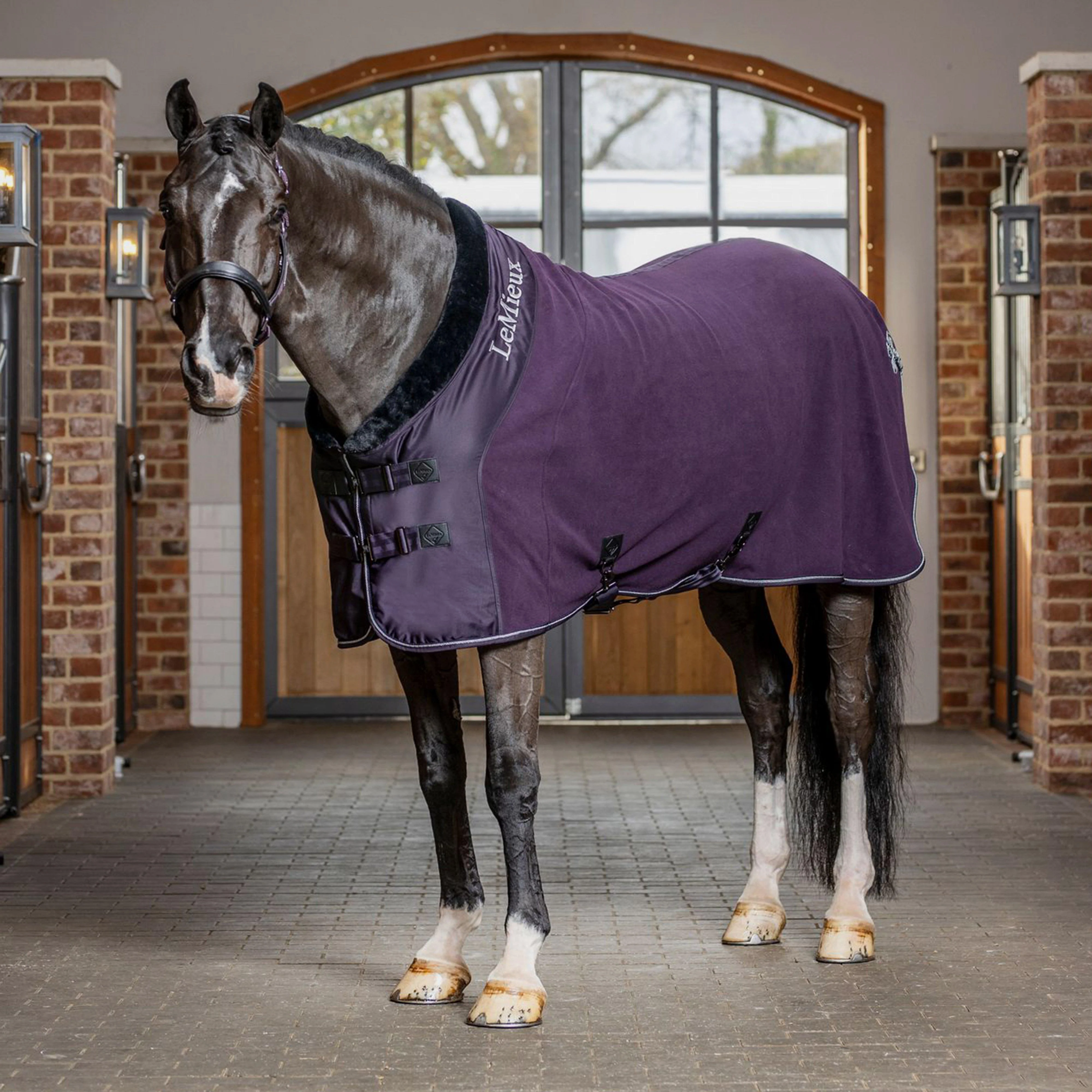 Luxe Fleece Rug Fig - Image 2