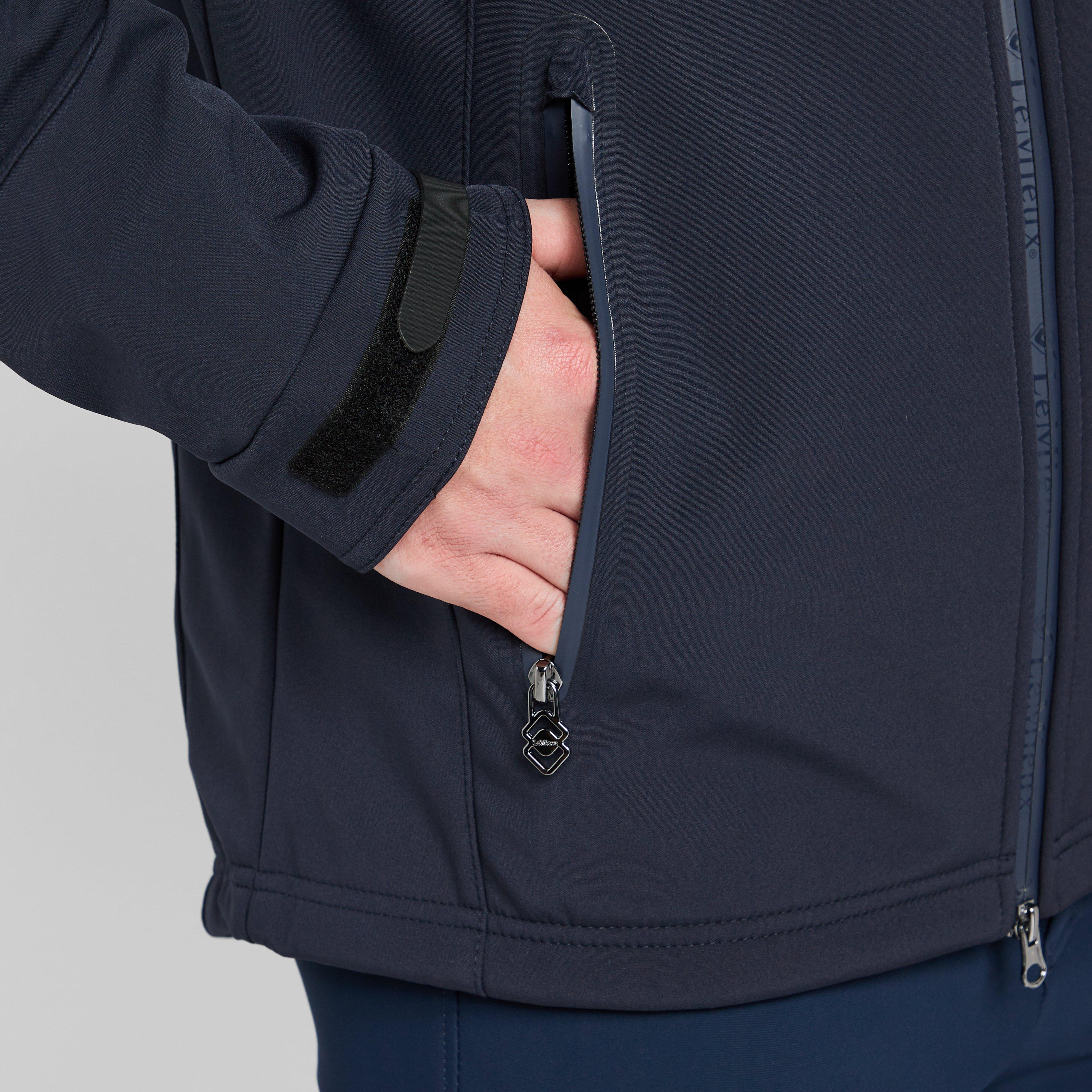 Mens Elite Soft Shell Jacket Navy - Image 9