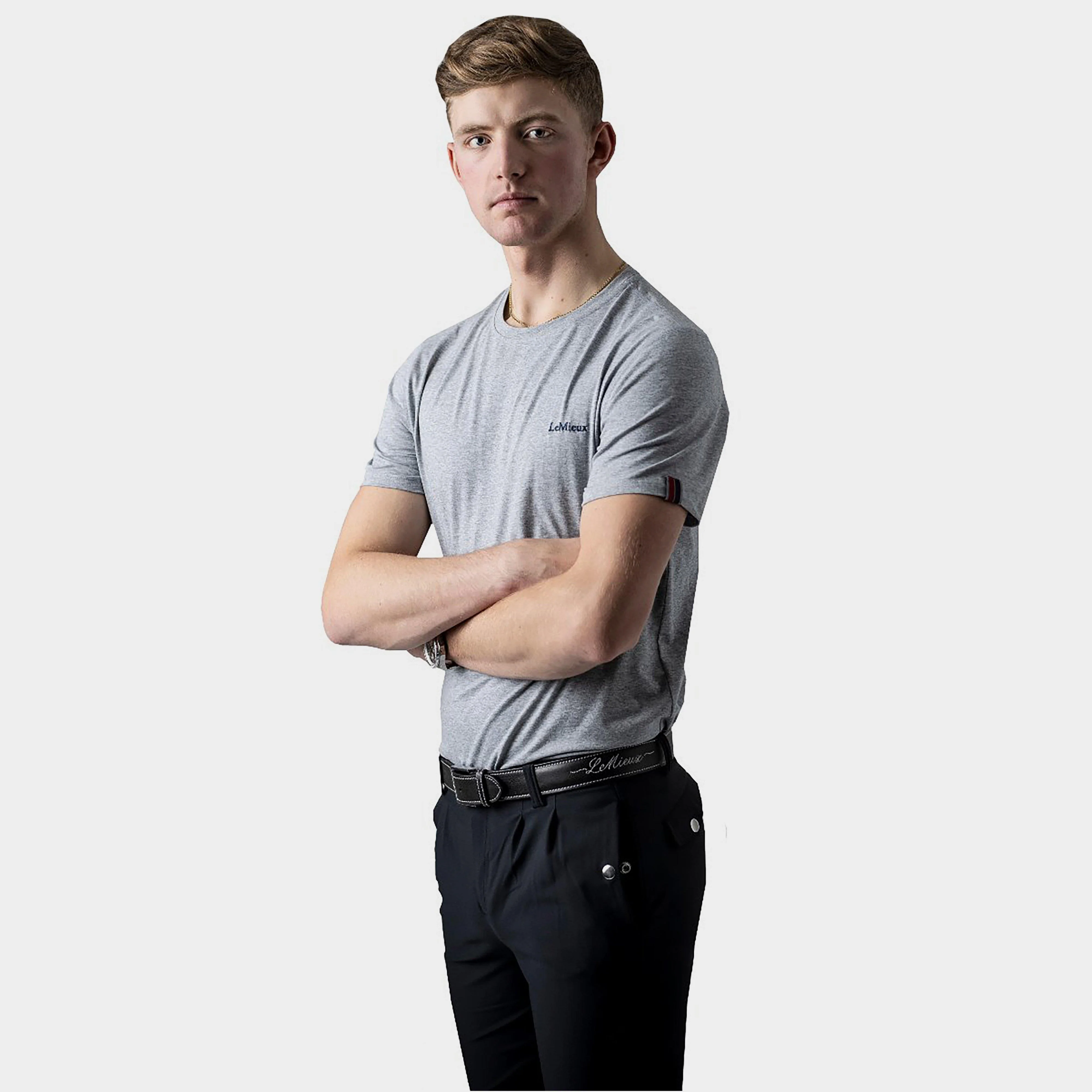 Mens Elite T-Shirt Grey - Image 2