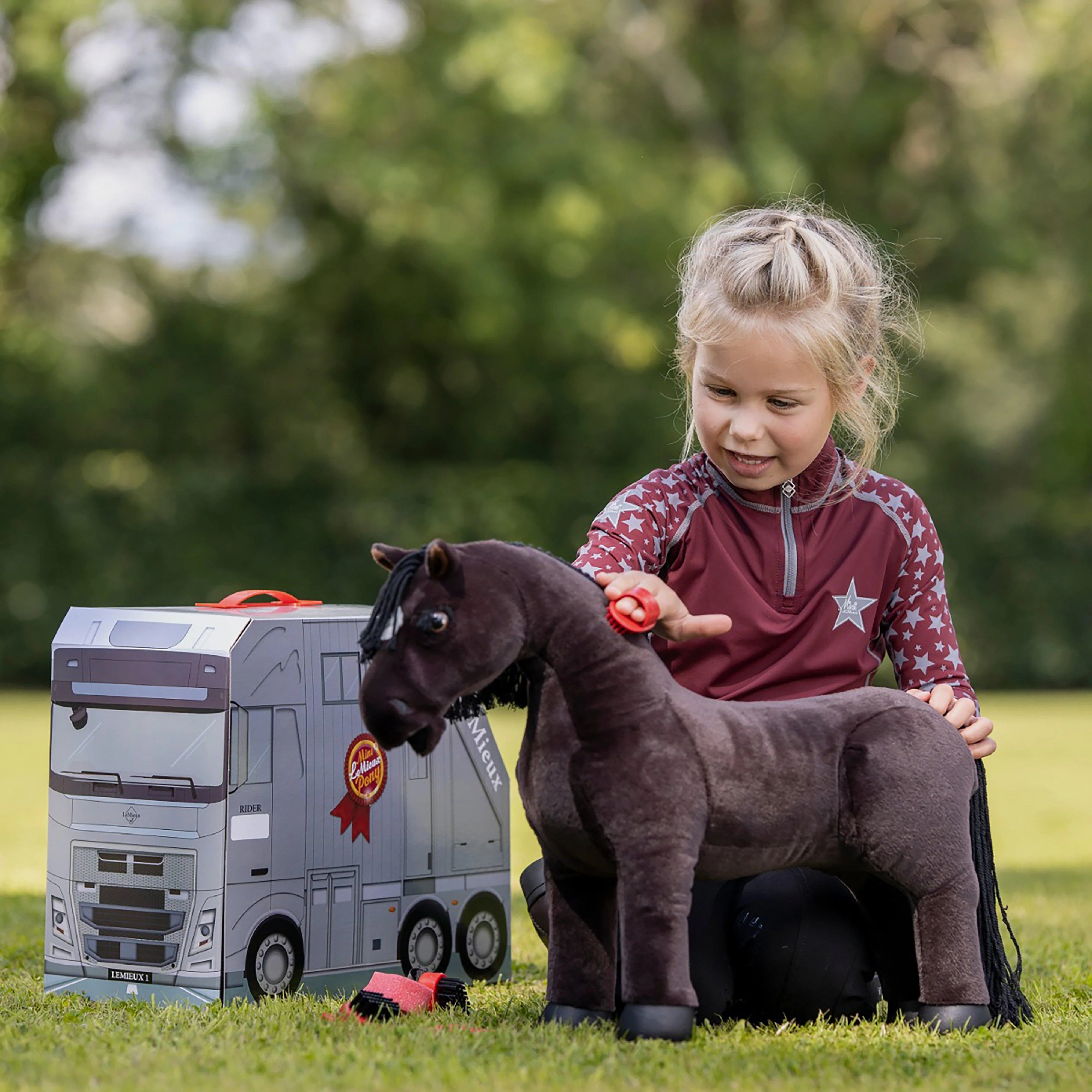 Mini LeMieux Toy Pony Grooming Kit Red - Image 3