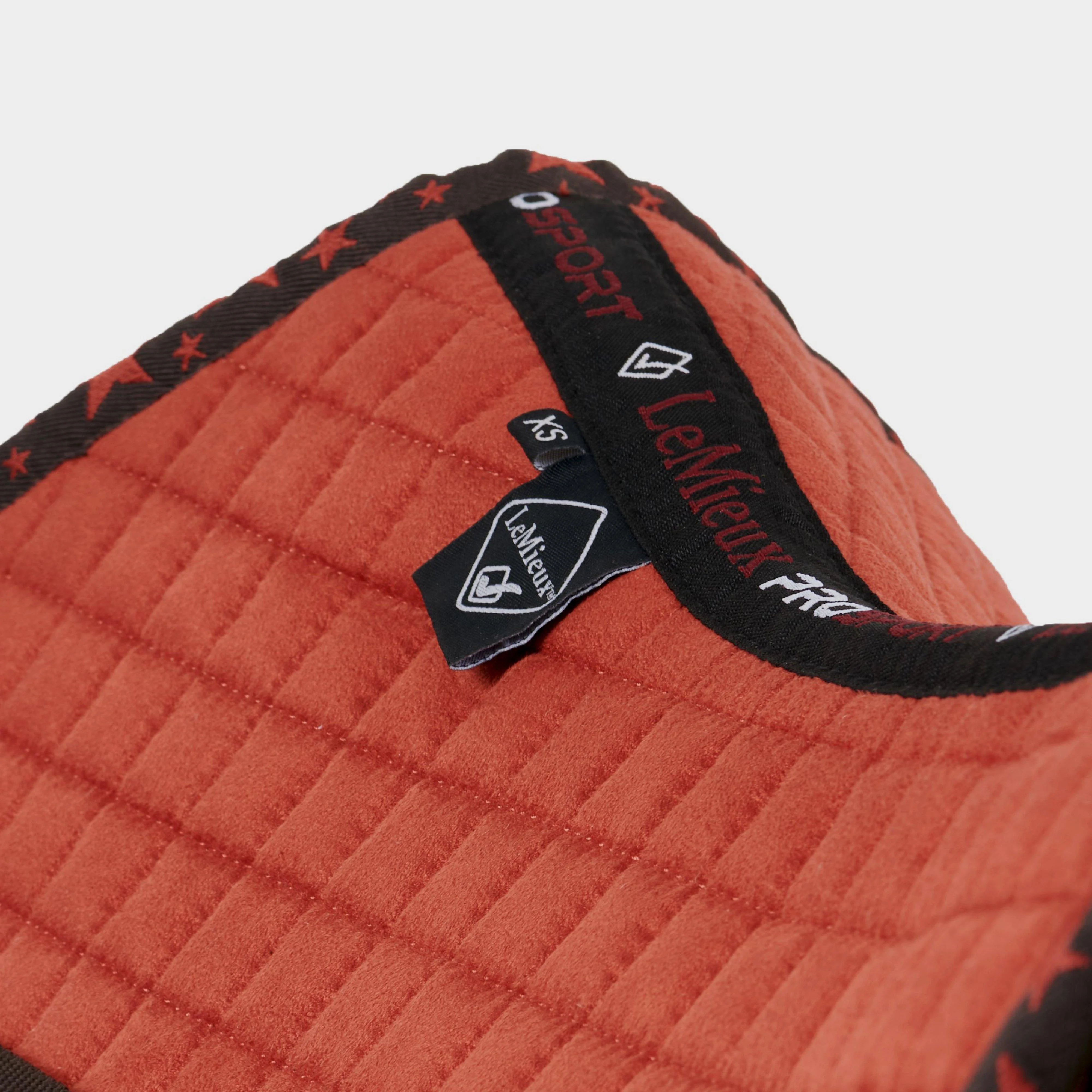 Mini Suede GP/Jump Square Saddle Pad Sienna - Image 2