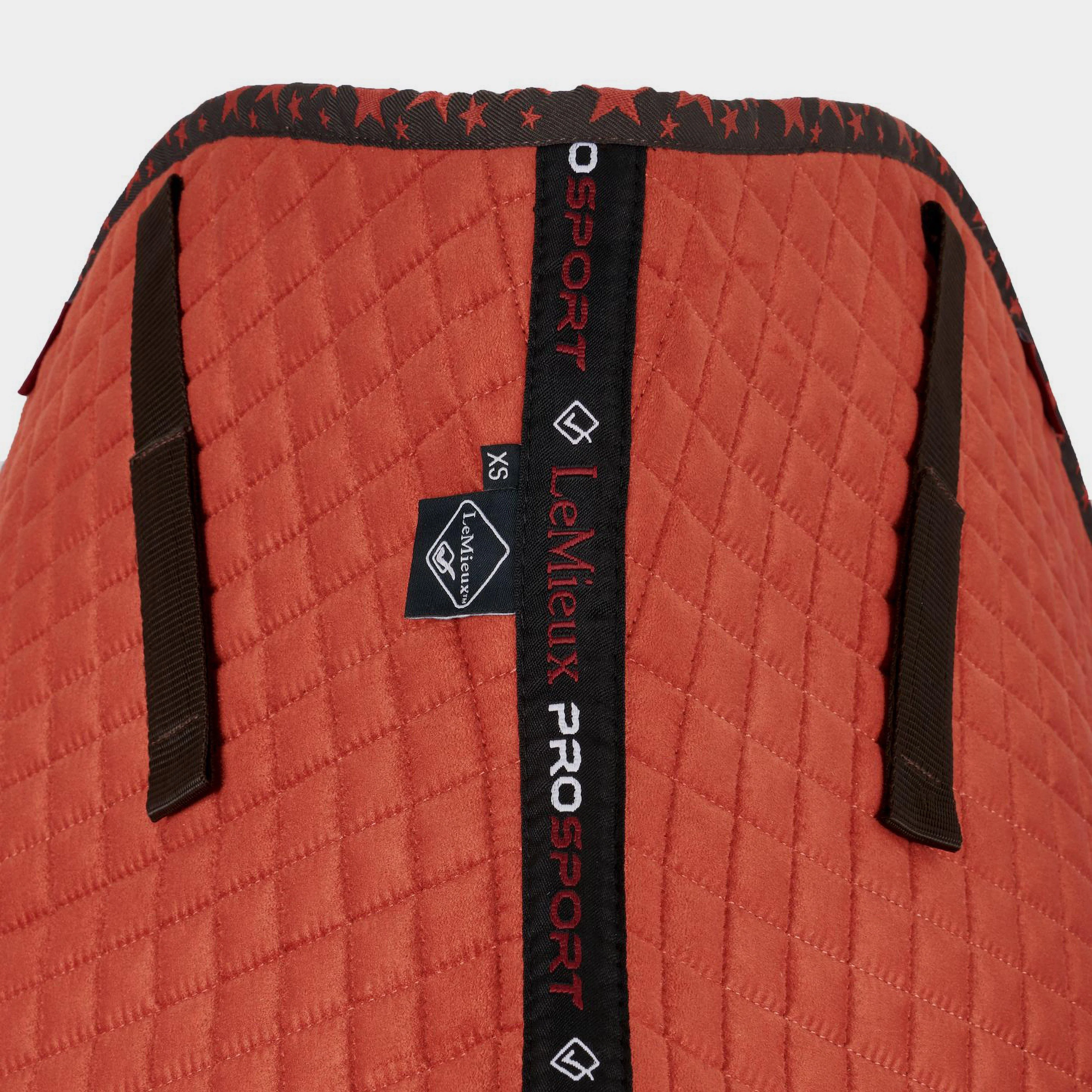 Mini Suede GP/Jump Square Saddle Pad Sienna - Image 3