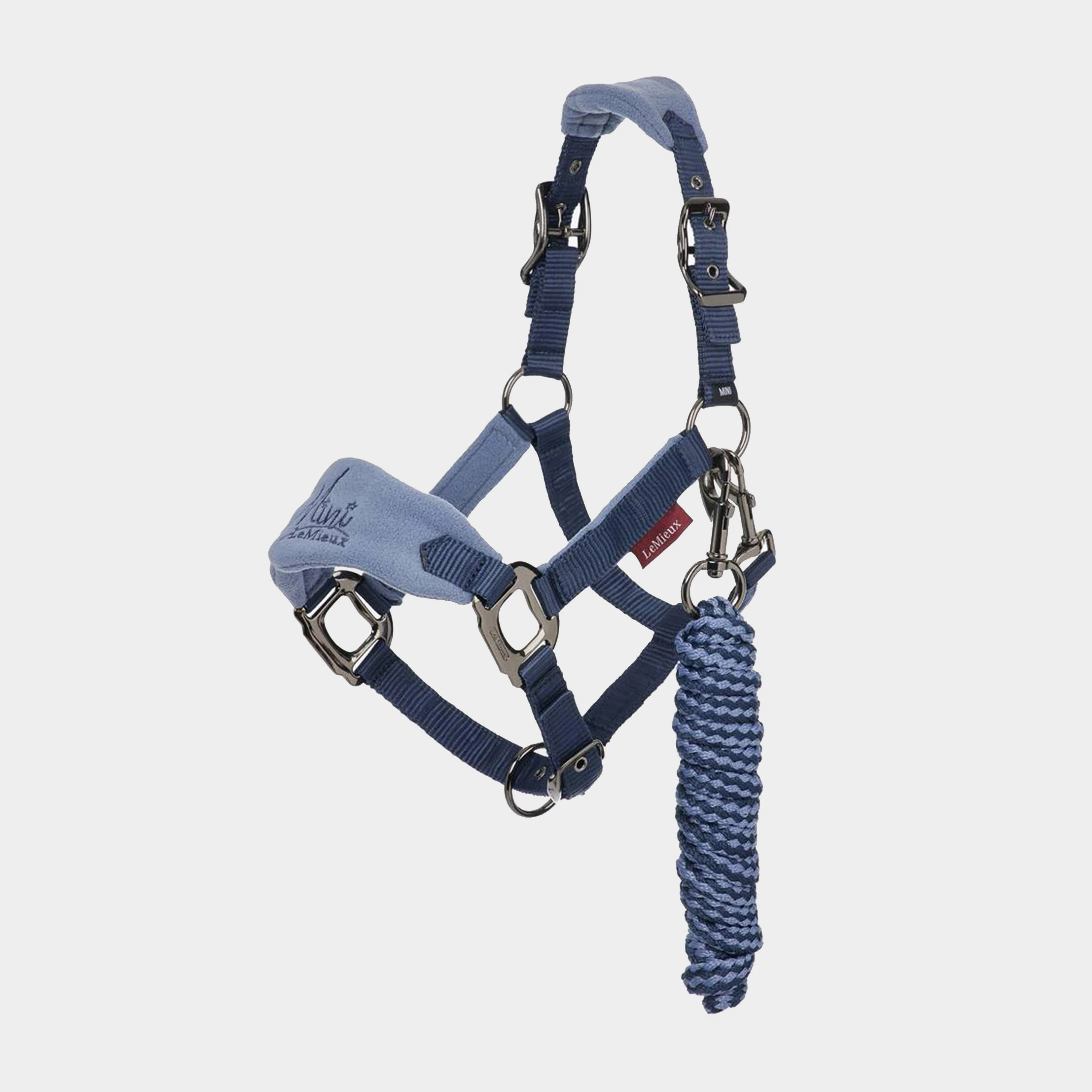 Mini Vogue Headcollar and Leadrope Indigo